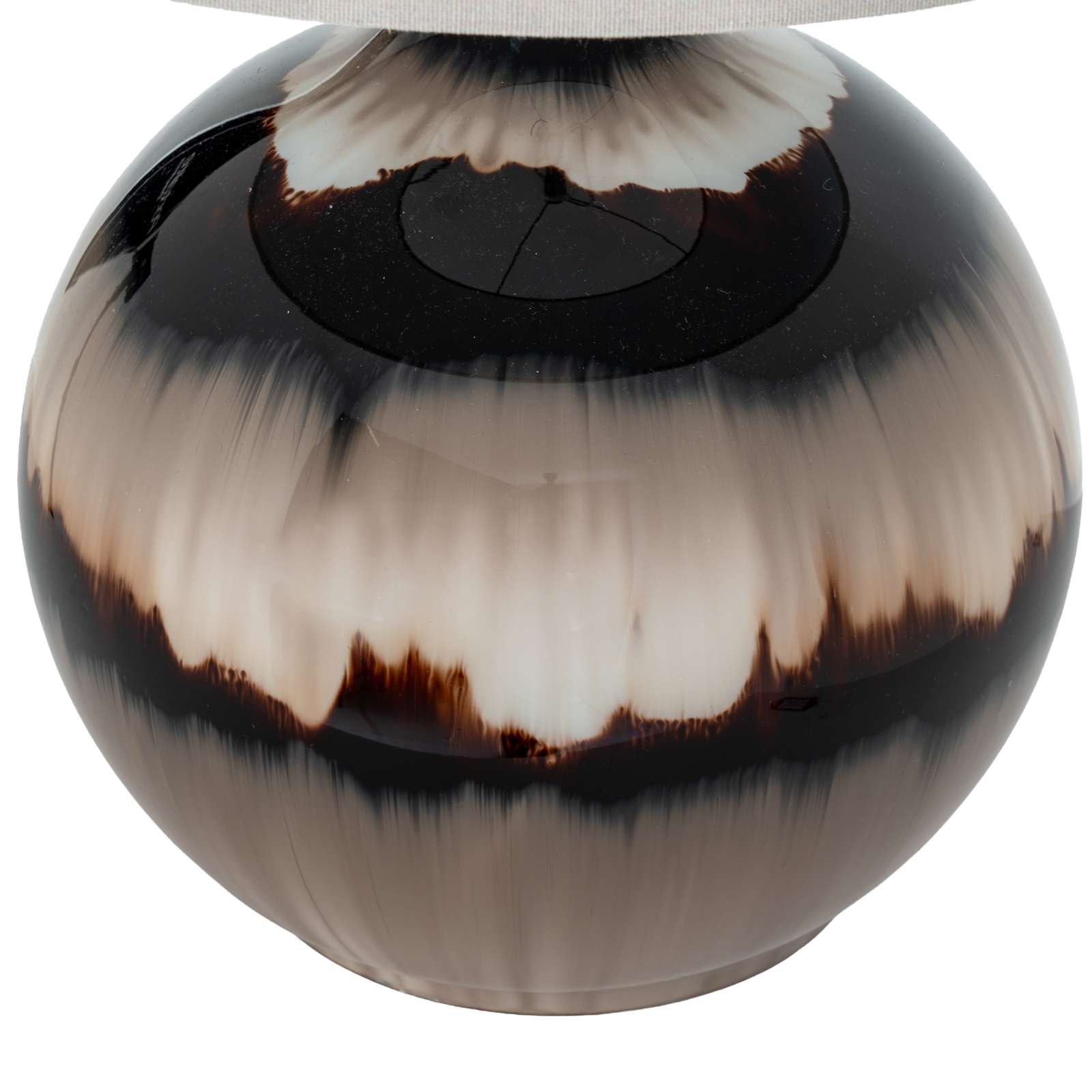 Sepia Shadows Table Lamp With Linen Shade - Image 3