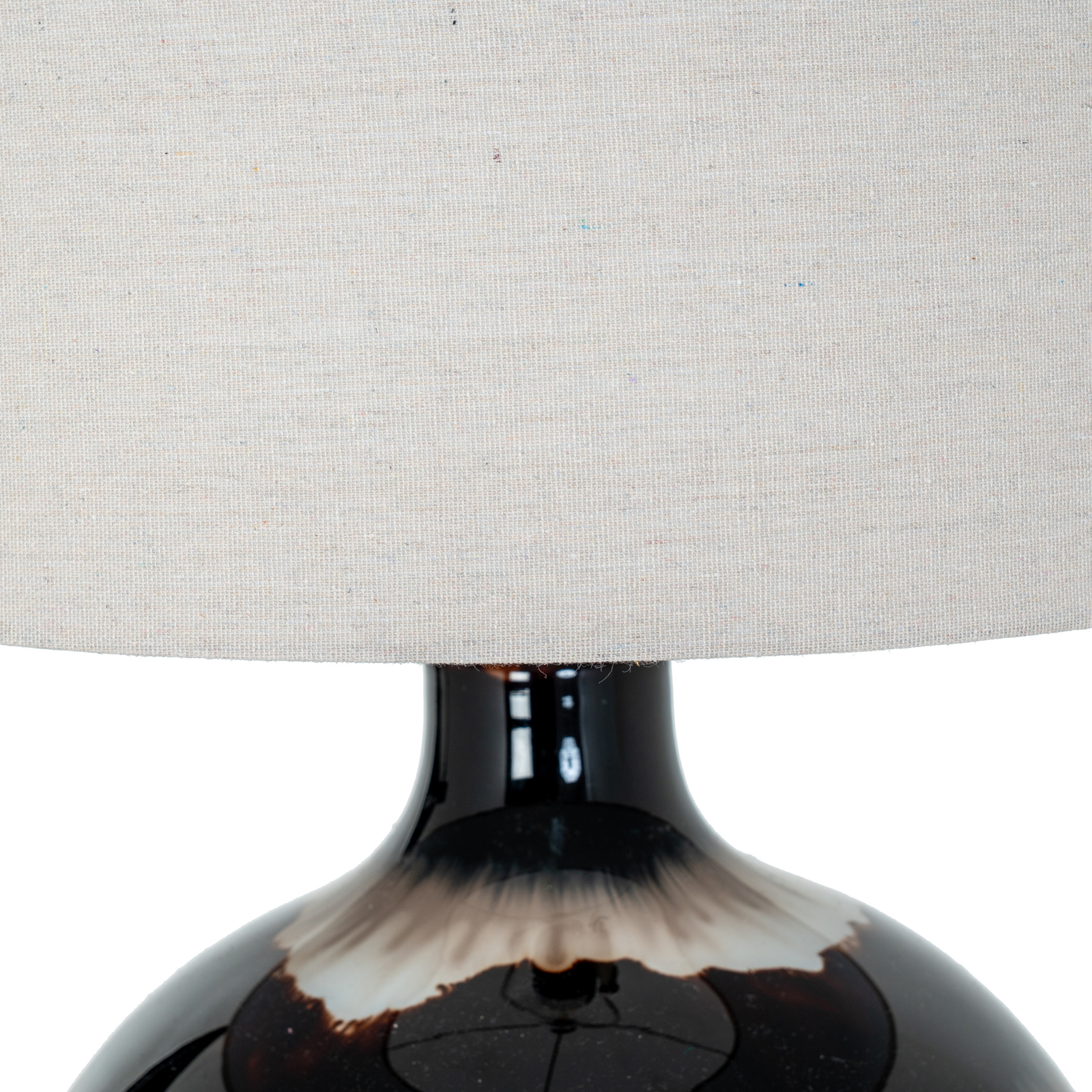 Sepia Shadows Table Lamp With Linen Shade - Image 5
