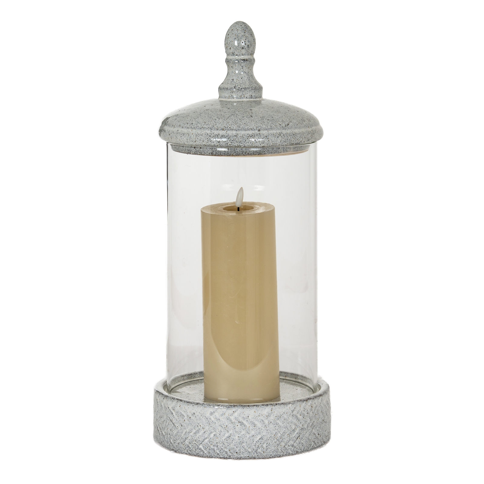 Sona Large Hurricane Lantern With Lid - Image 2