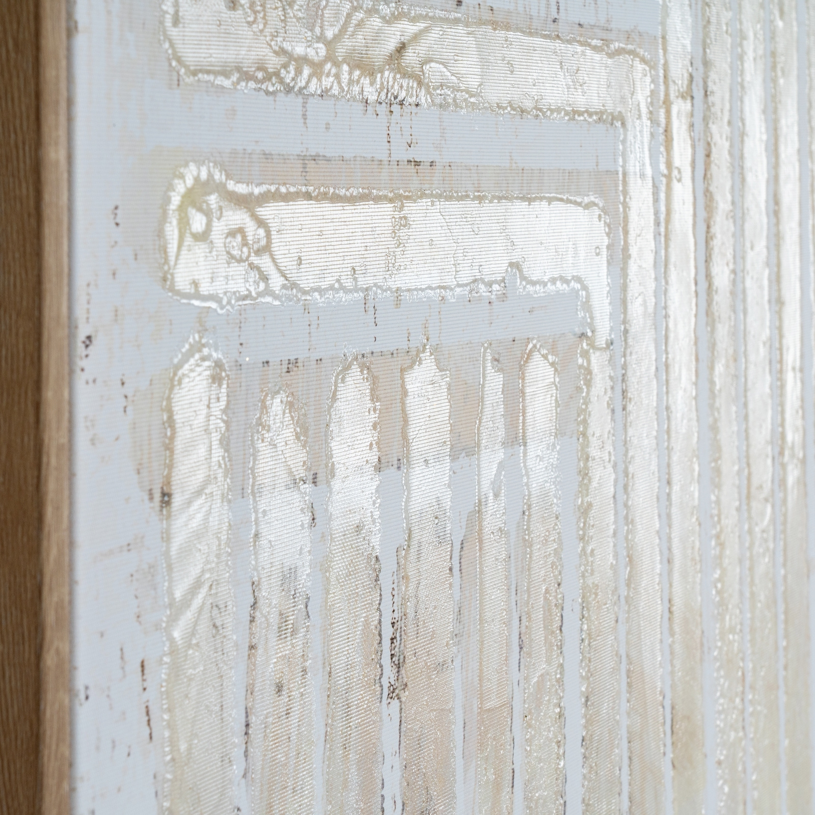 Tellura Hand Painted Canvas In Frame - Image 6