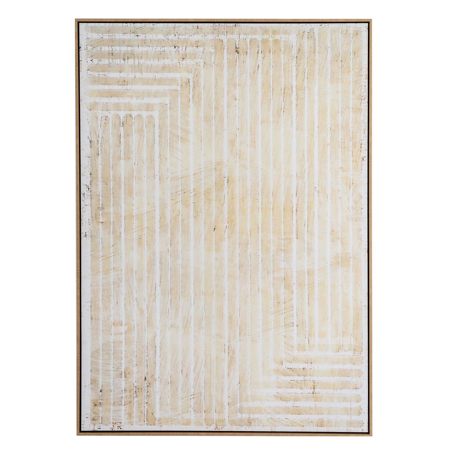 Tellura Hand Painted Canvas In Frame - Image 1