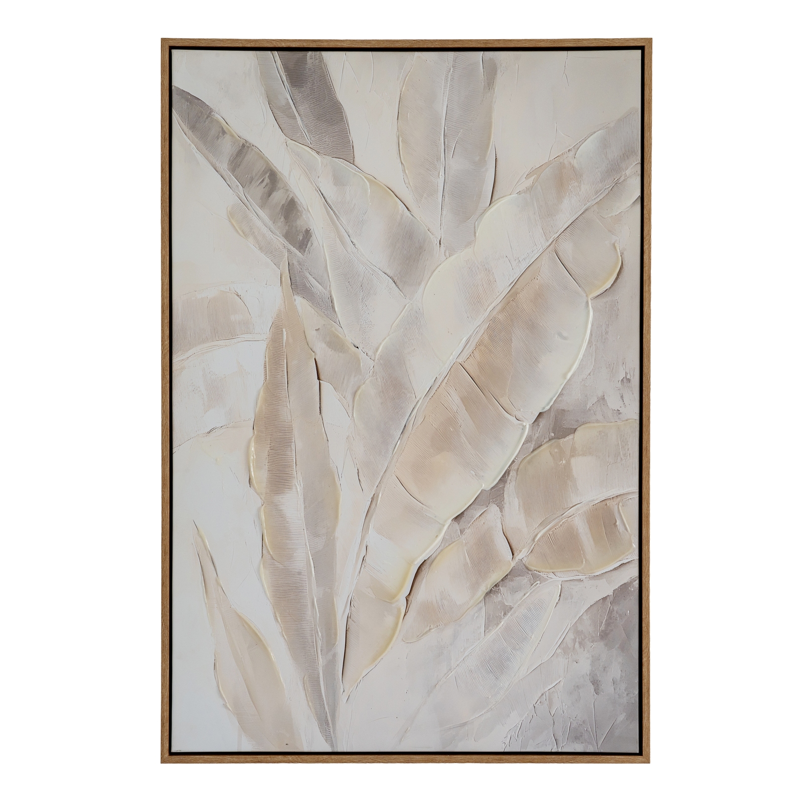 Folira Hand Painted Canvas In Frame - Image 1