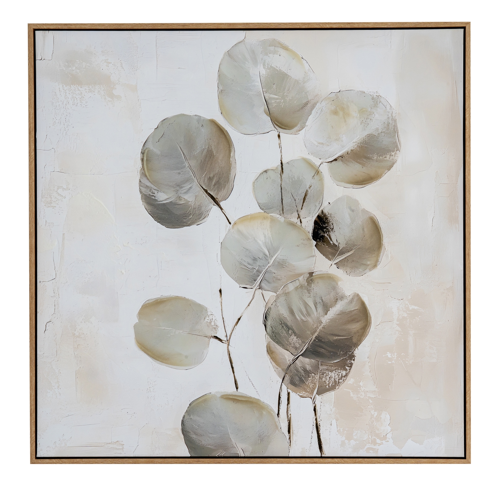 Silvra Hand Painted Canvas In Frame - Image 1