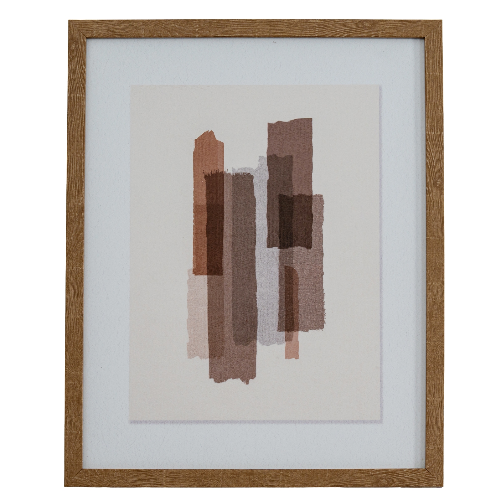 Tydis Art Mounted In Wooden Frame - Image 1
