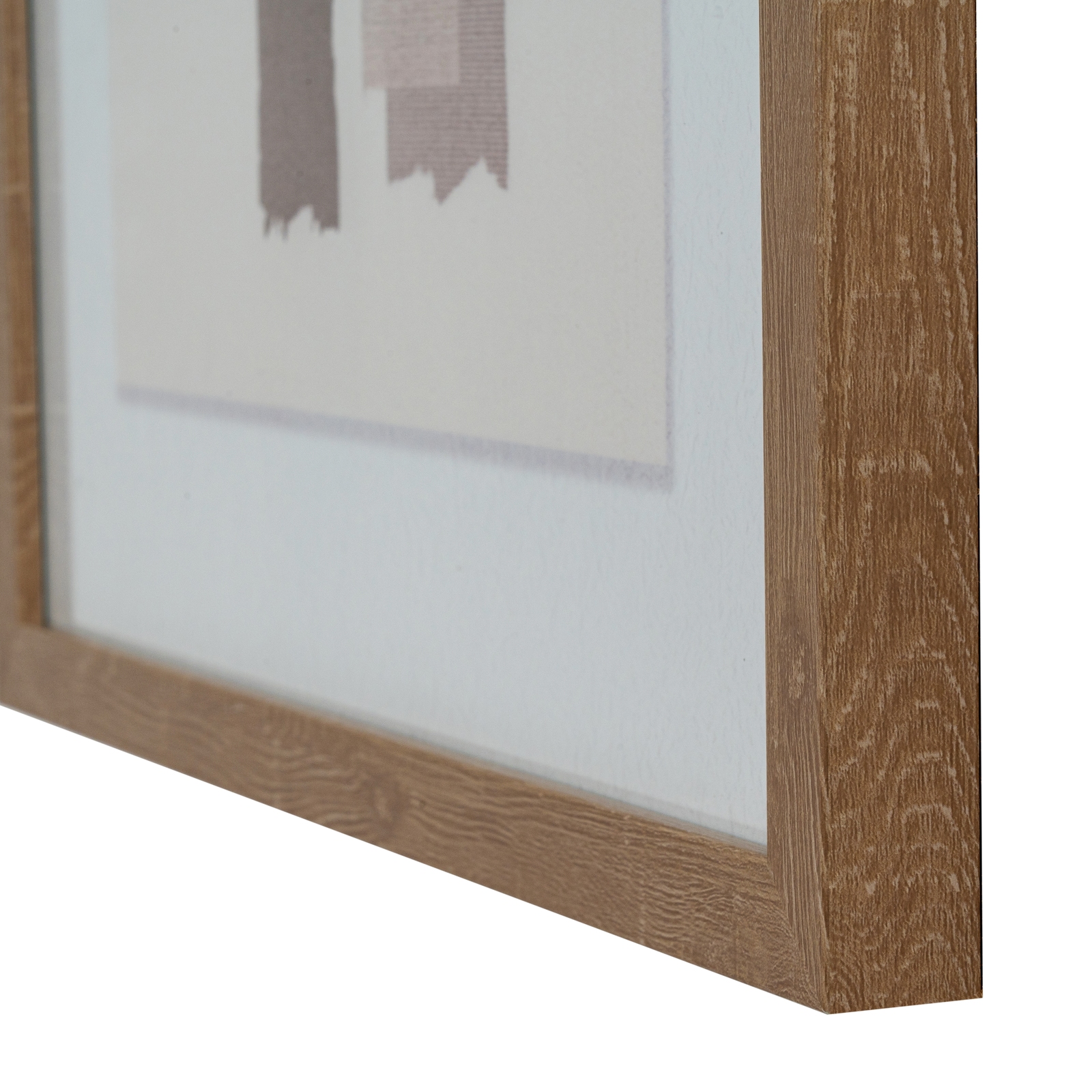 Terran Art Mounted In Wooden Frame - Image 3