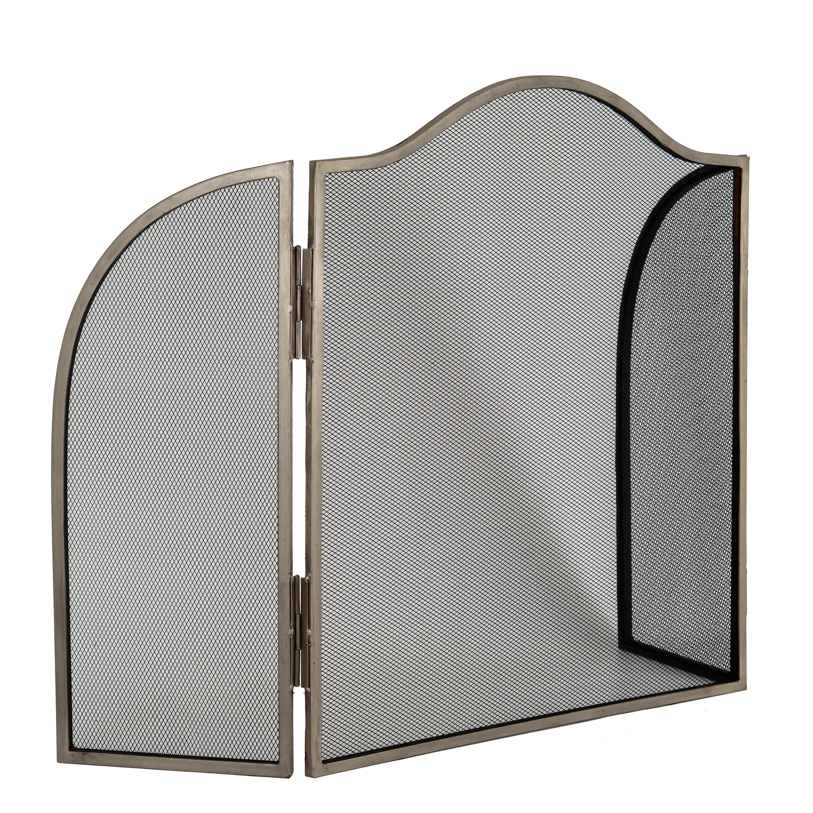 Antiqued Silver Fire Screen - Image 3