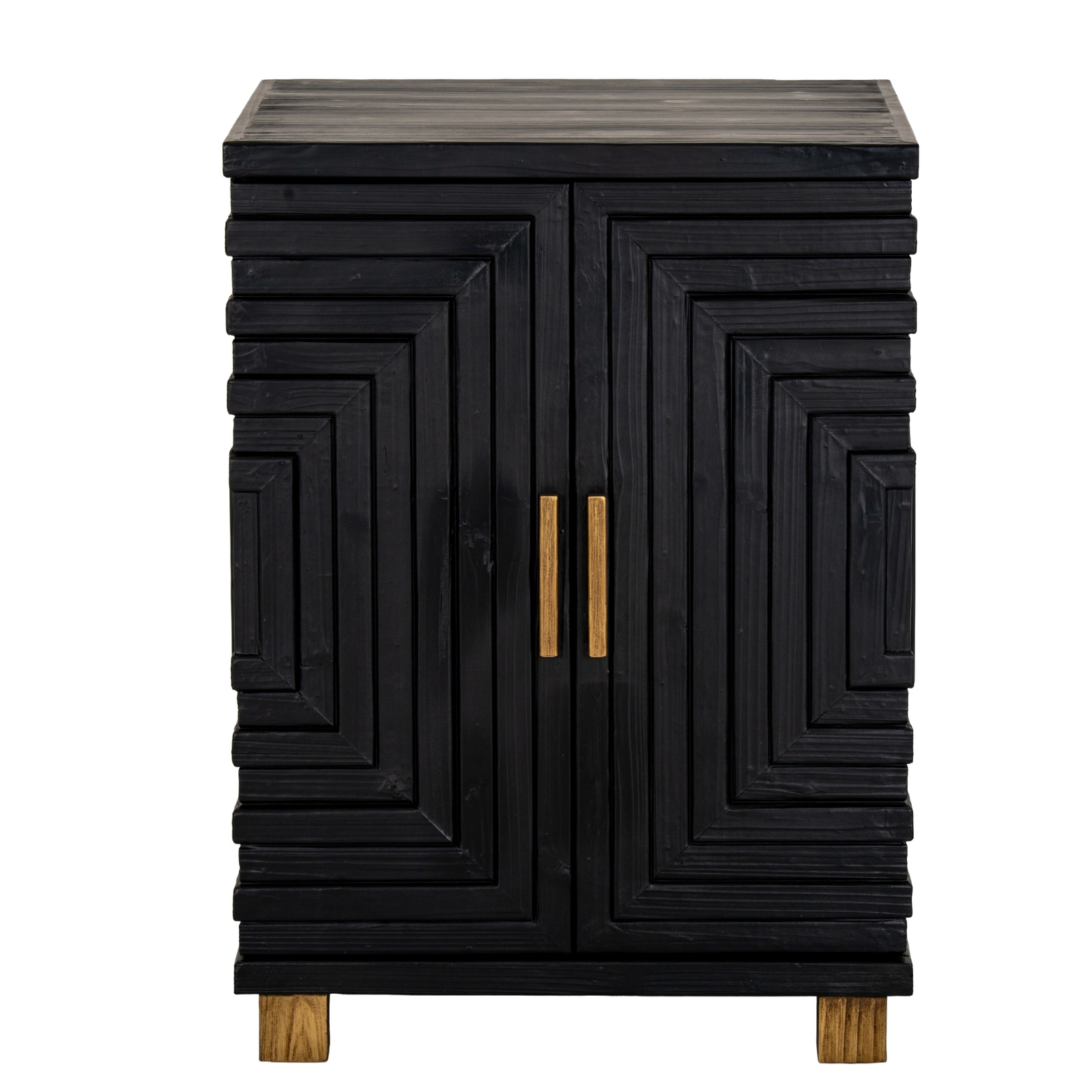 Lennox Black 2 Door Small Sideboard - Image 3