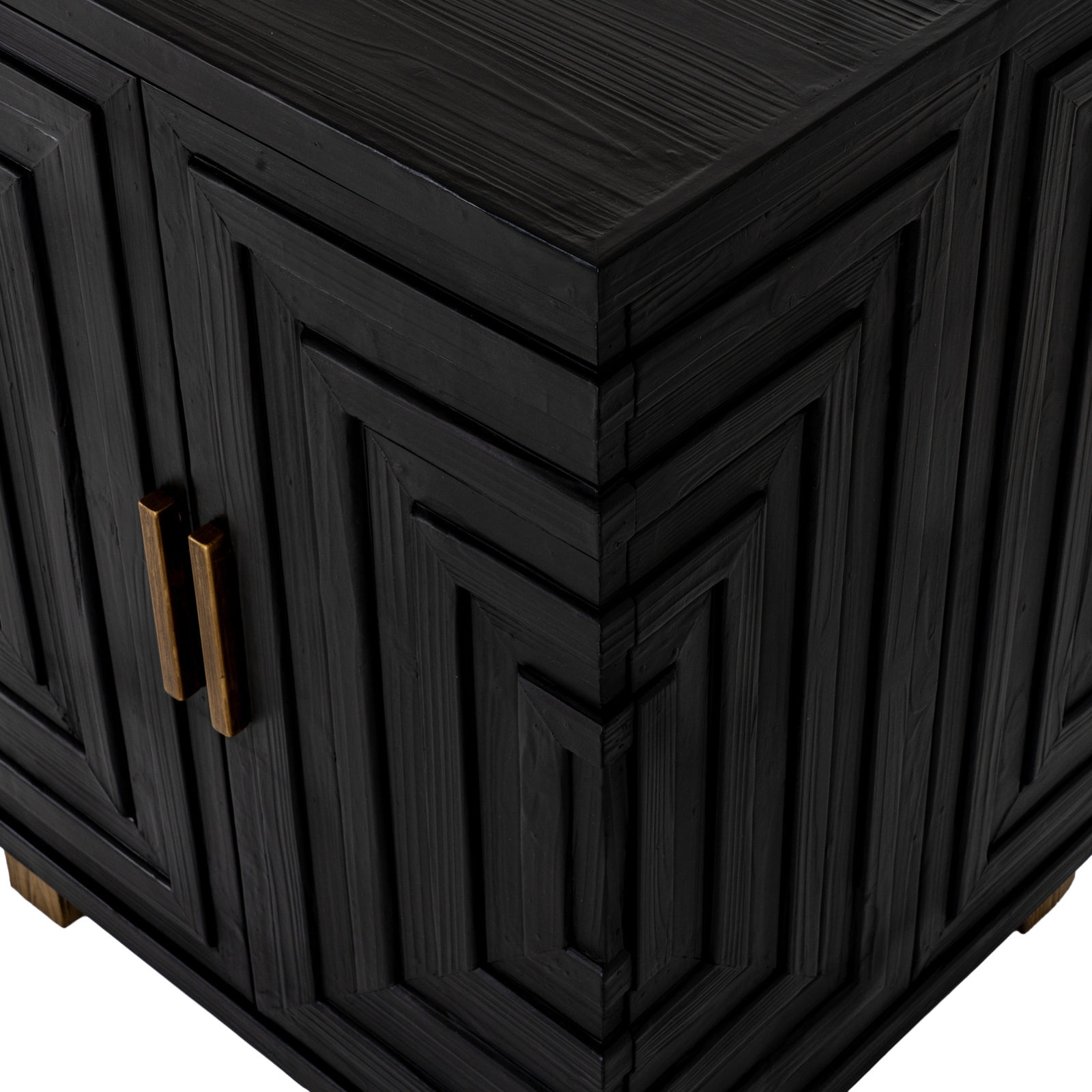 Lennox Black 2 Door Small Sideboard - Image 6