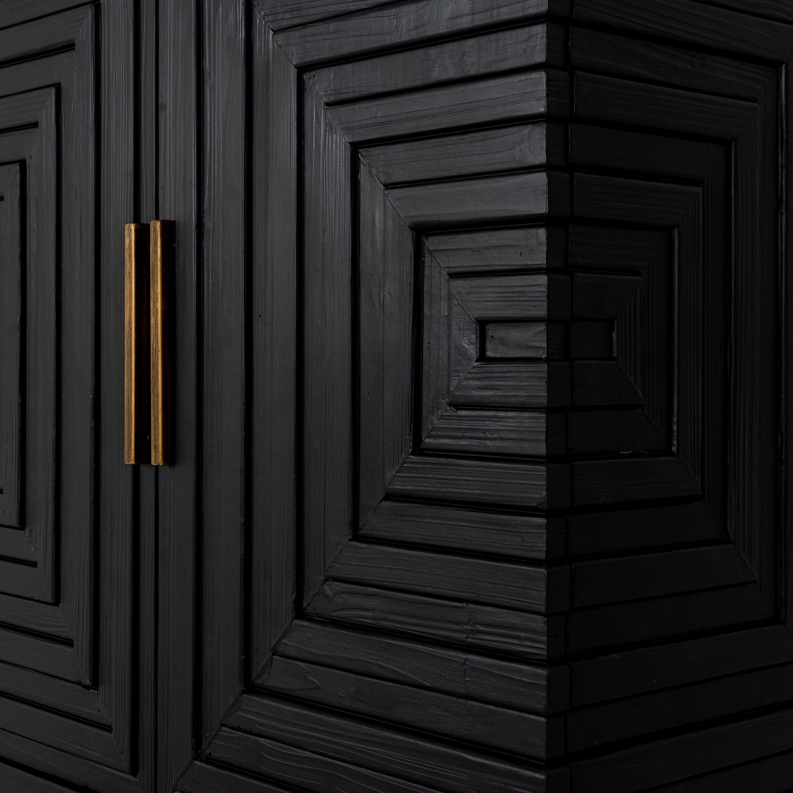 Lennox Black 2 Door Side Cupboard - Image 6