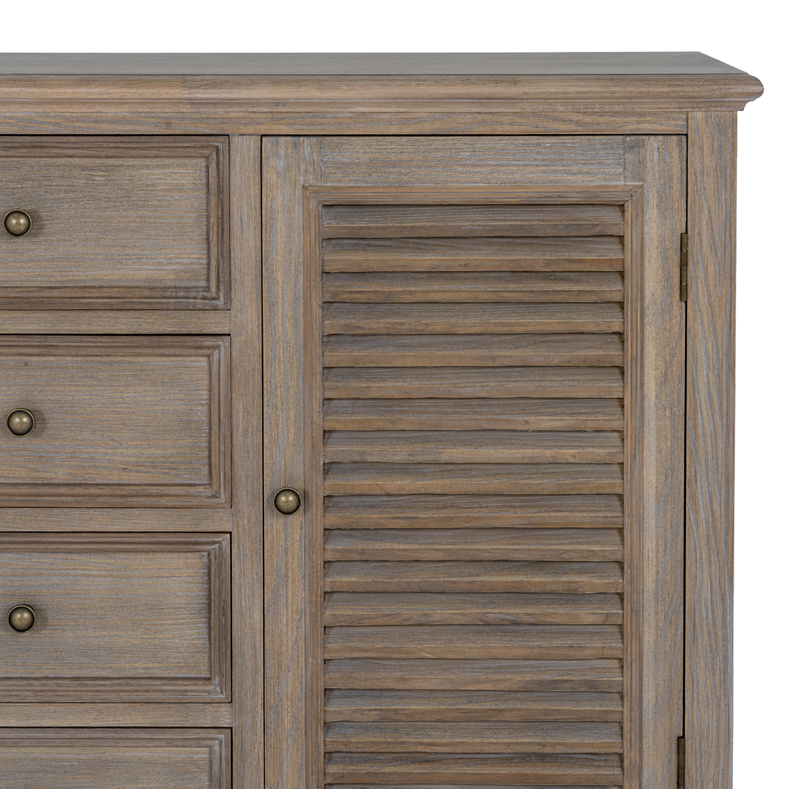 Delphine Collection 6 Door 3 Drawer Large Dresser Base - Image 3