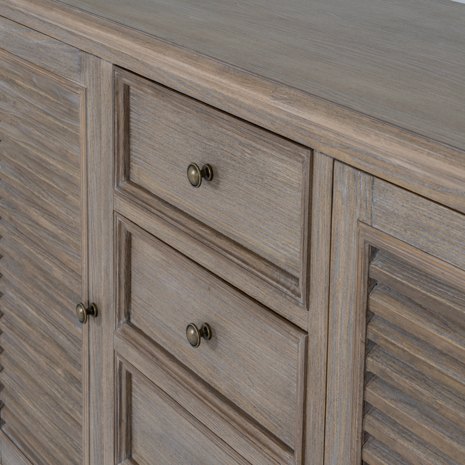 Delphine Collection 6 Door 3 Drawer Large Dresser Base - Image 4