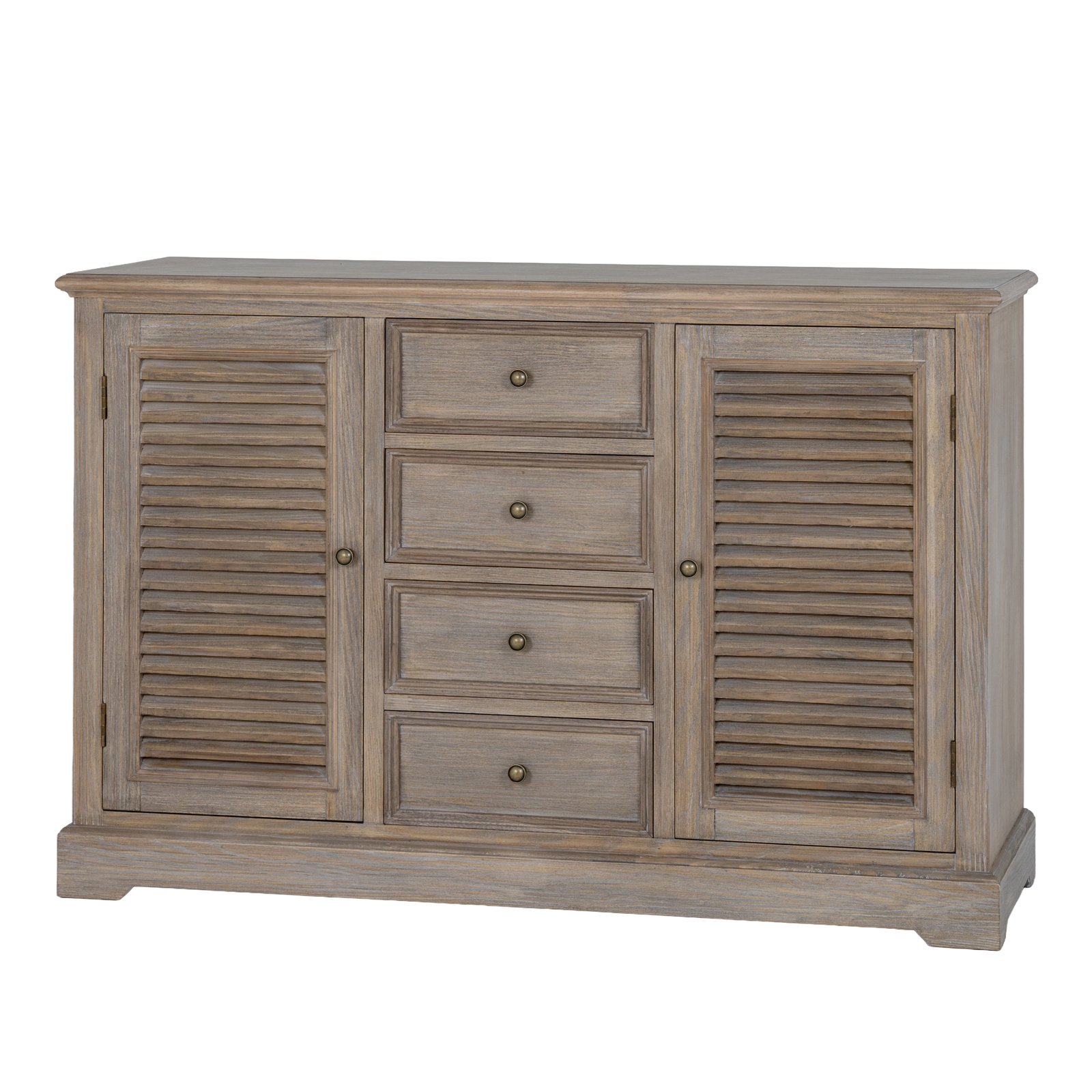 Delphine Collection 6 Door 3 Drawer Large Dresser Base - Image 1