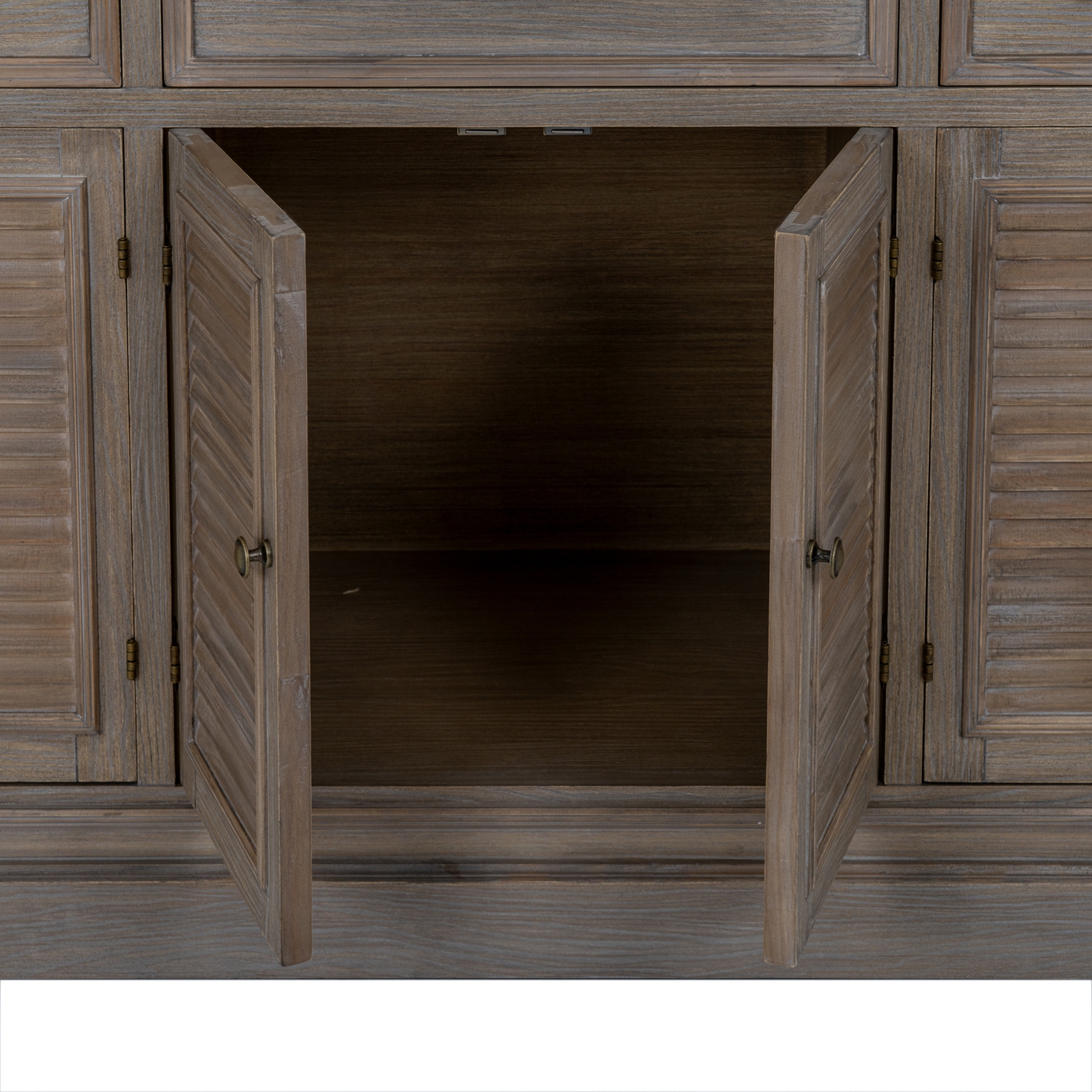 Delphine Collection 6 Door 3 Drawer Large Dresser Base - Image 6