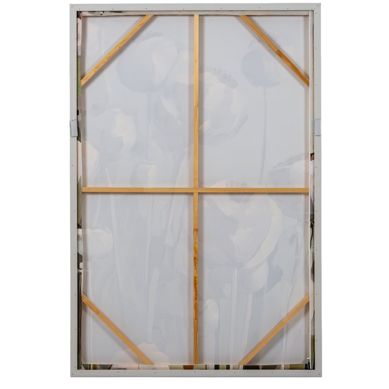 Poppy Heads Hand Painted Canvas in Frame - Image 6