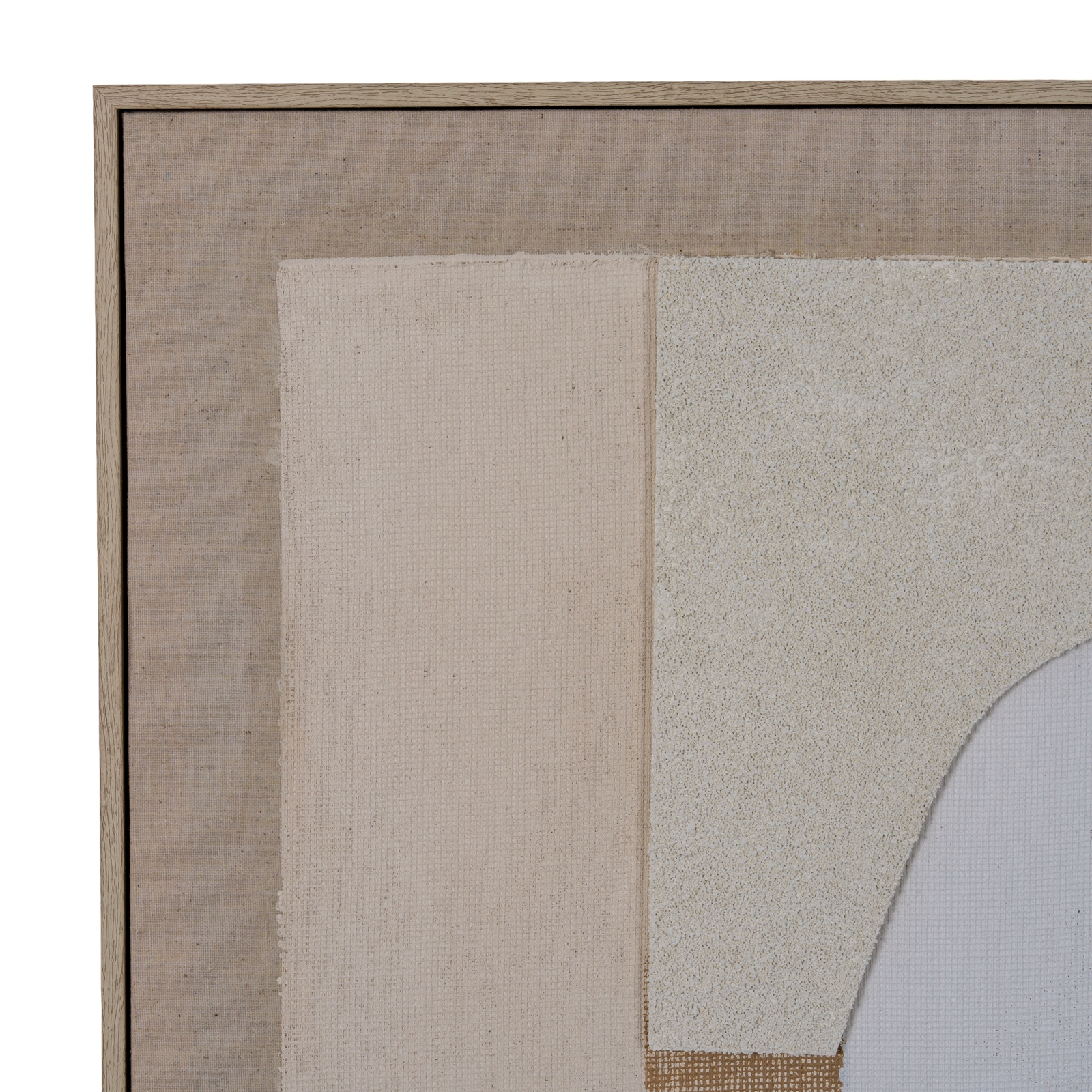 Portina Linen Textured Canvas in Frame - Image 2