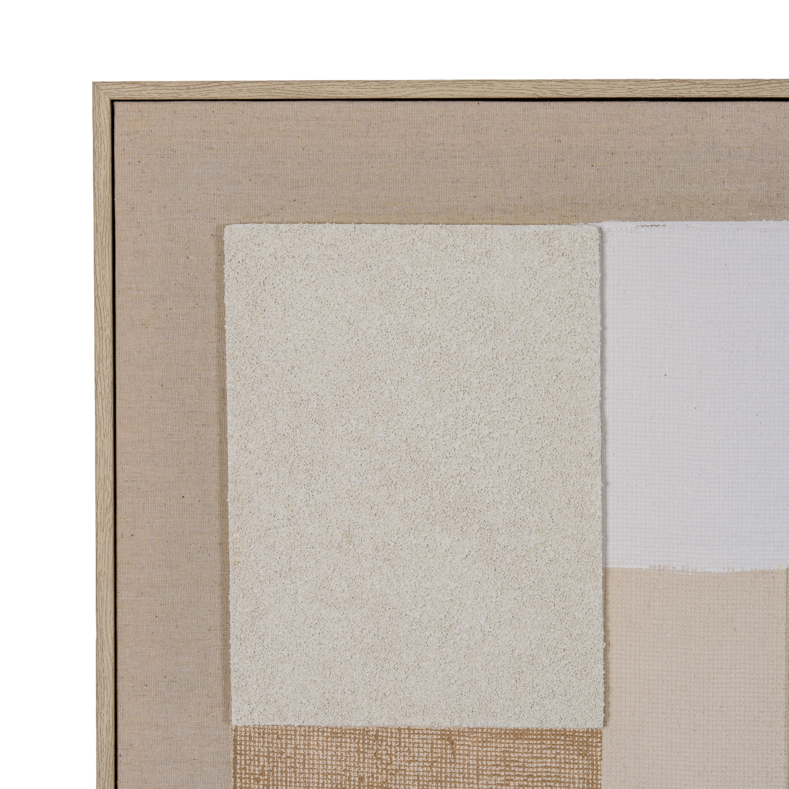 Lumera Linen Textured Canvas in Frame - Image 2