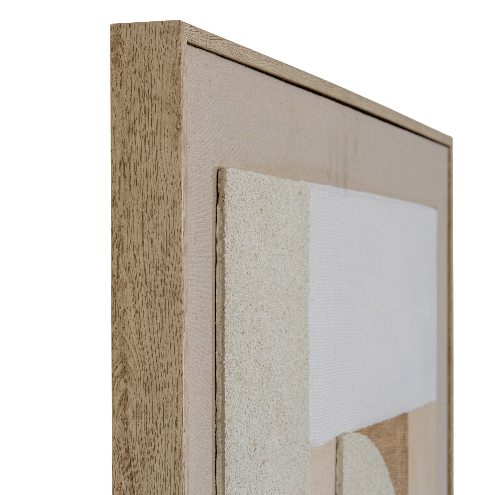 Lumera Linen Textured Canvas in Frame - Image 4
