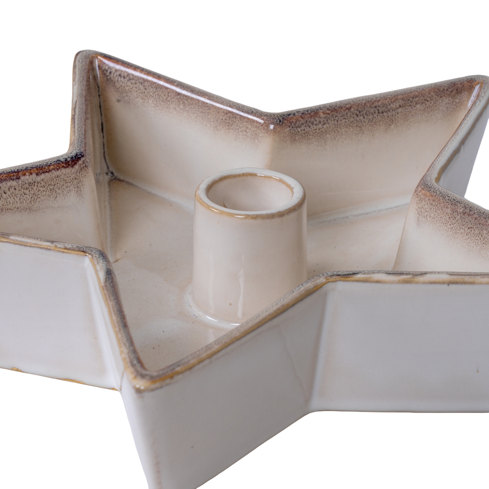 Large Solace Cement Star Candle Holder - Image 4