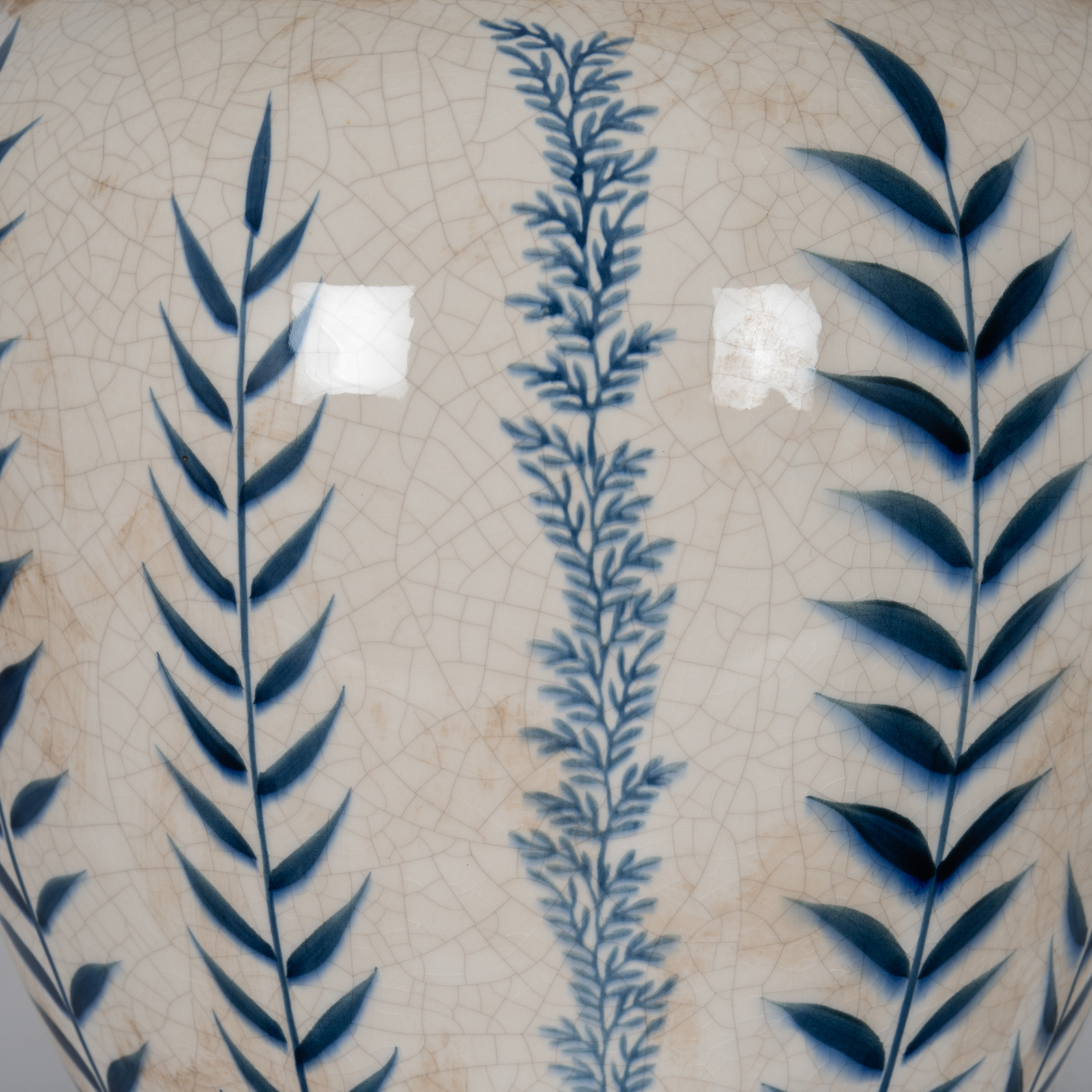 Blue Flora Amphora Vase - Image 6