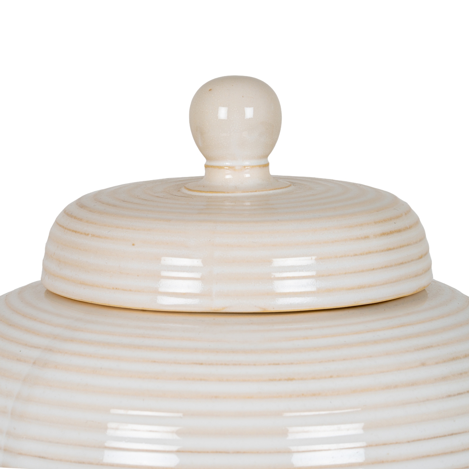 Neva Large Lidded Ceramic Jar - Image 3