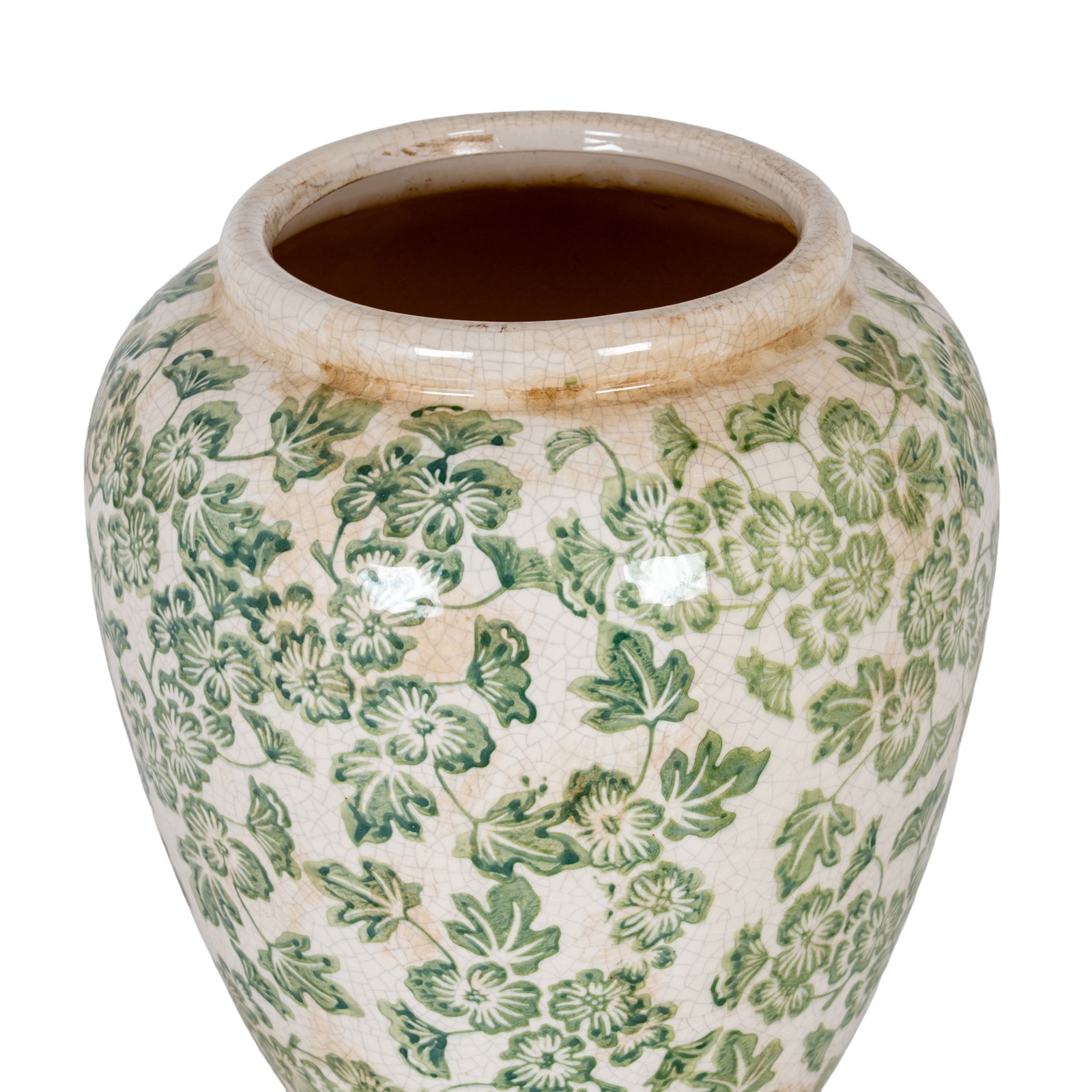Small Green Clover Olpe Vase - Image 2