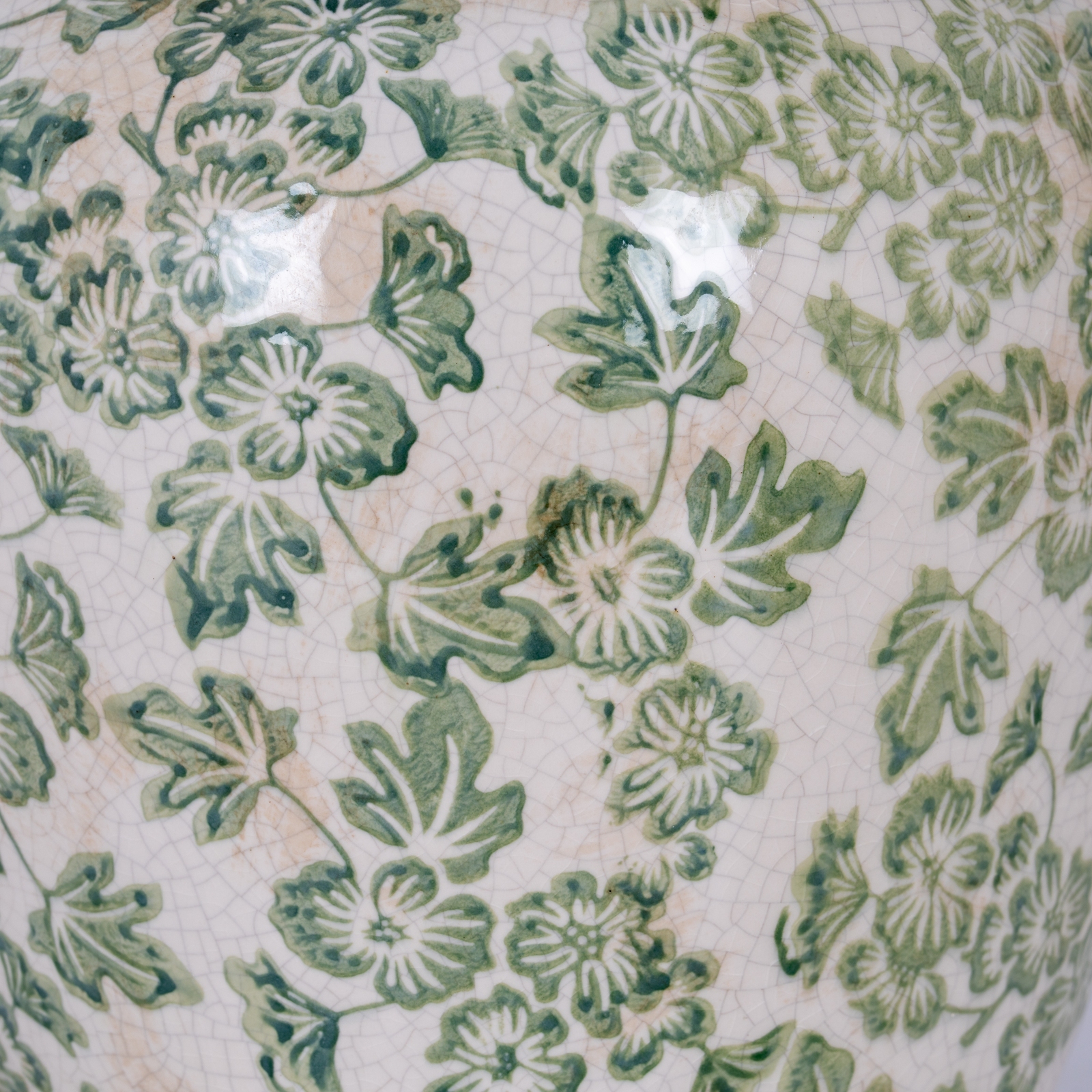 Small Green Clover Olpe Vase - Image 3
