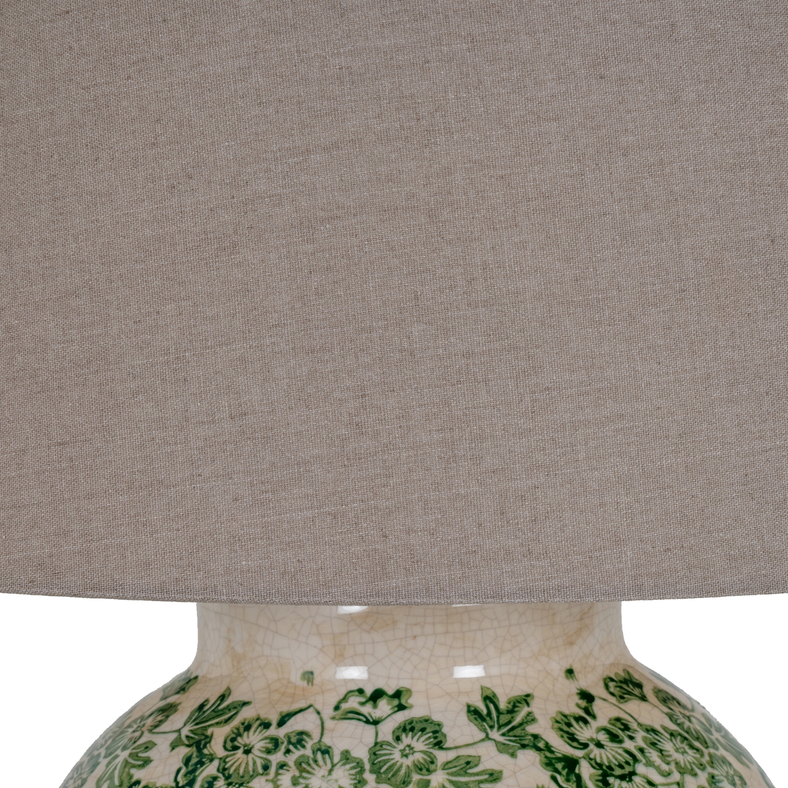 Green Clover Ceramic Pot Lamp - Image 3