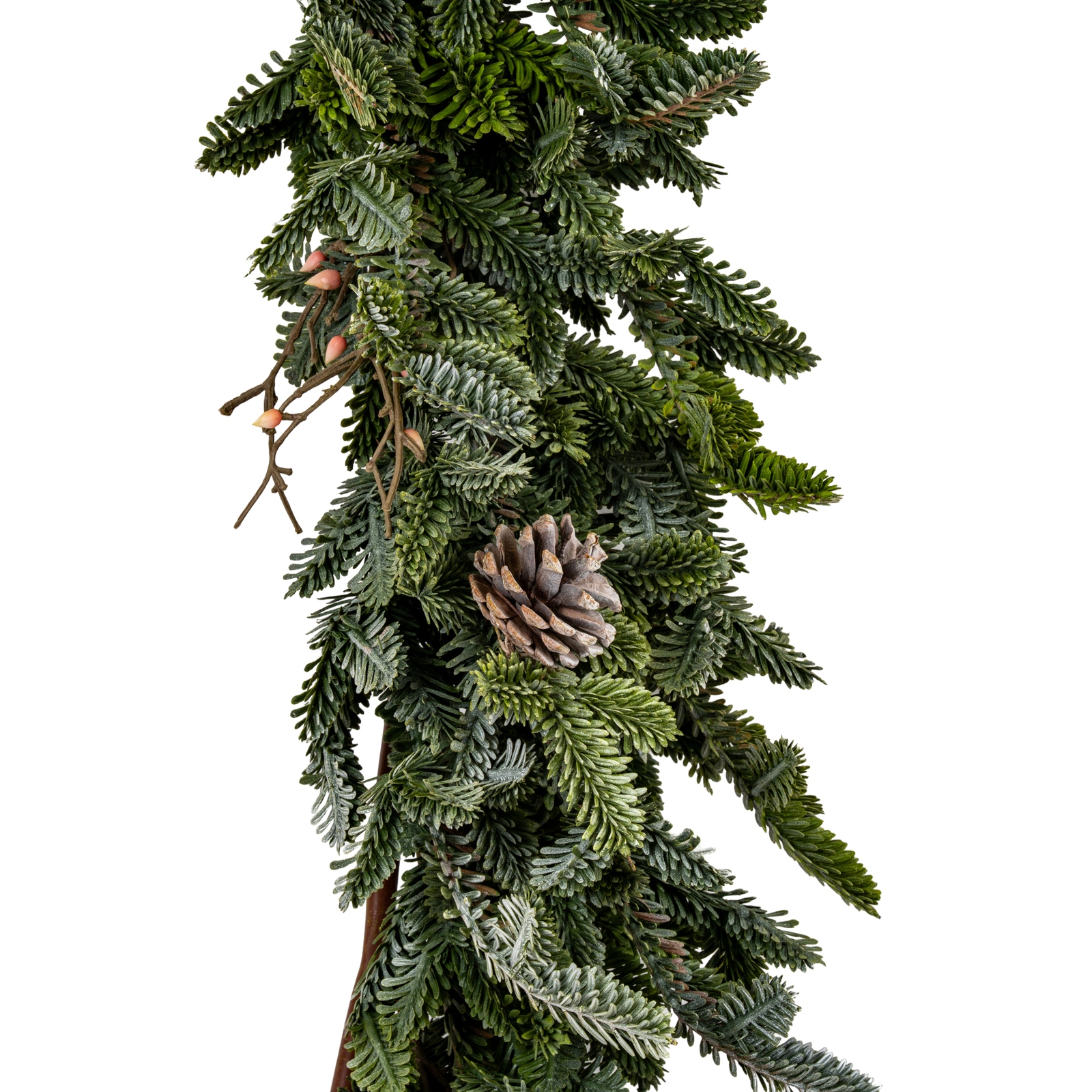 Woodland Pine Garland With Pinecones - Image 2