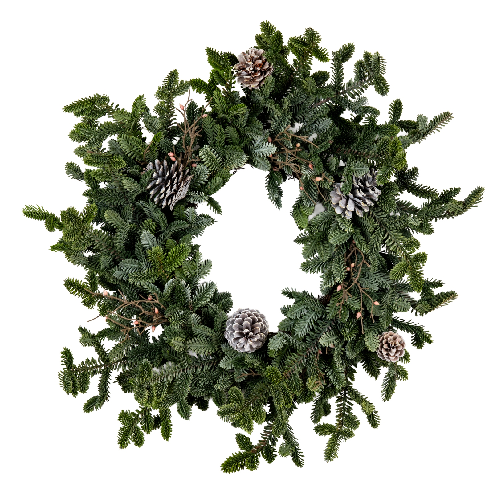 Woodland Pine Wreath With Pinecones - Image 1