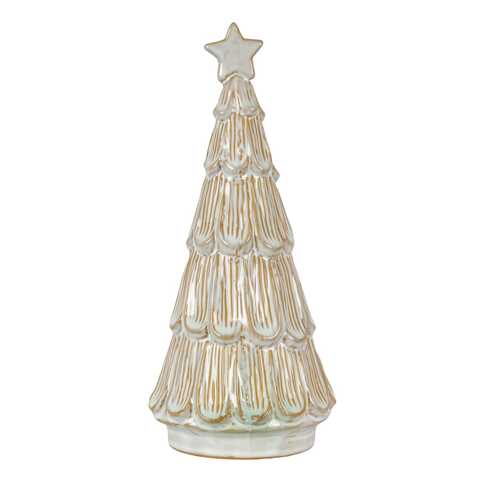Glisten Ceramic Large Tree With Star - Image 1