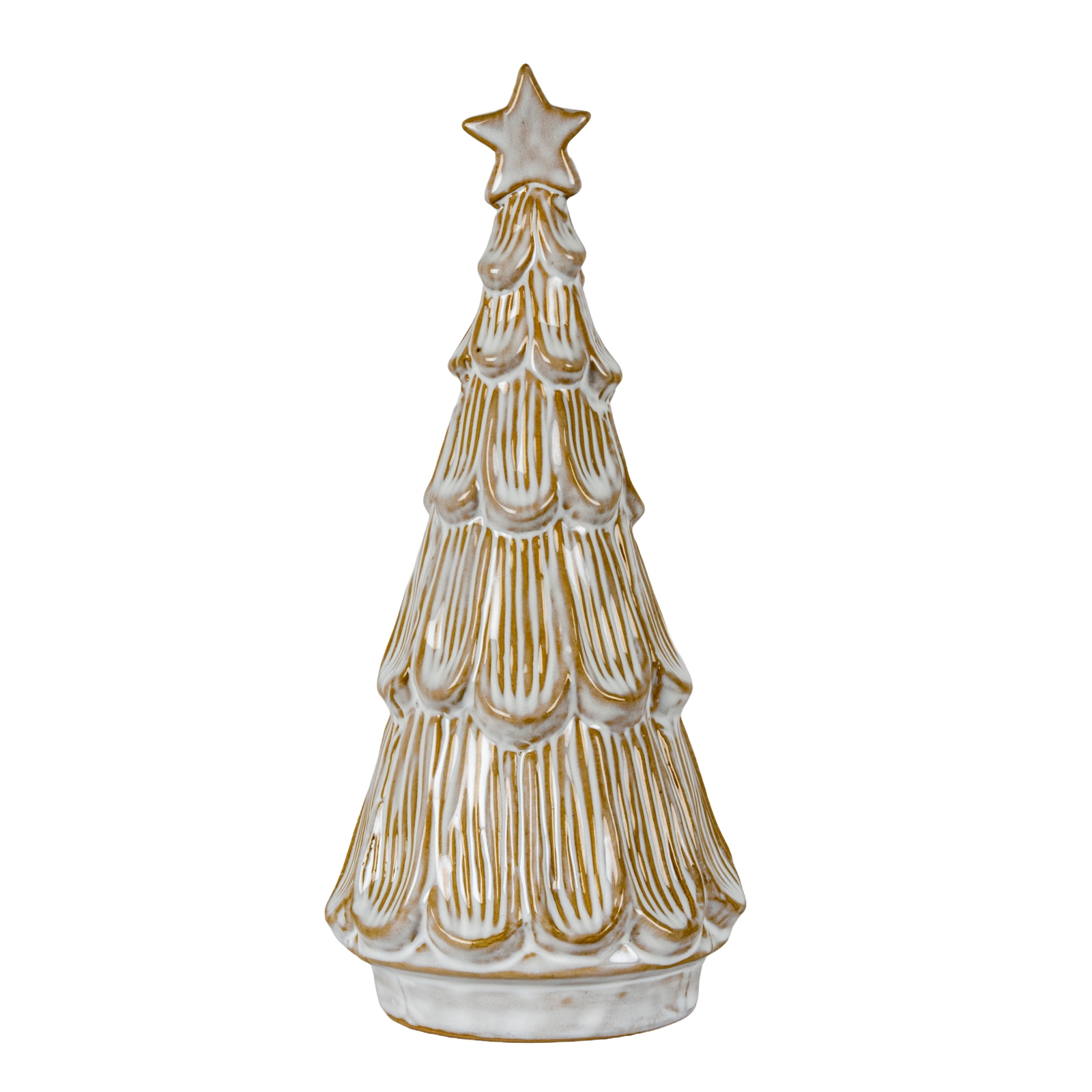 Glisten Ceramic Mediumtree With Star - Image 1