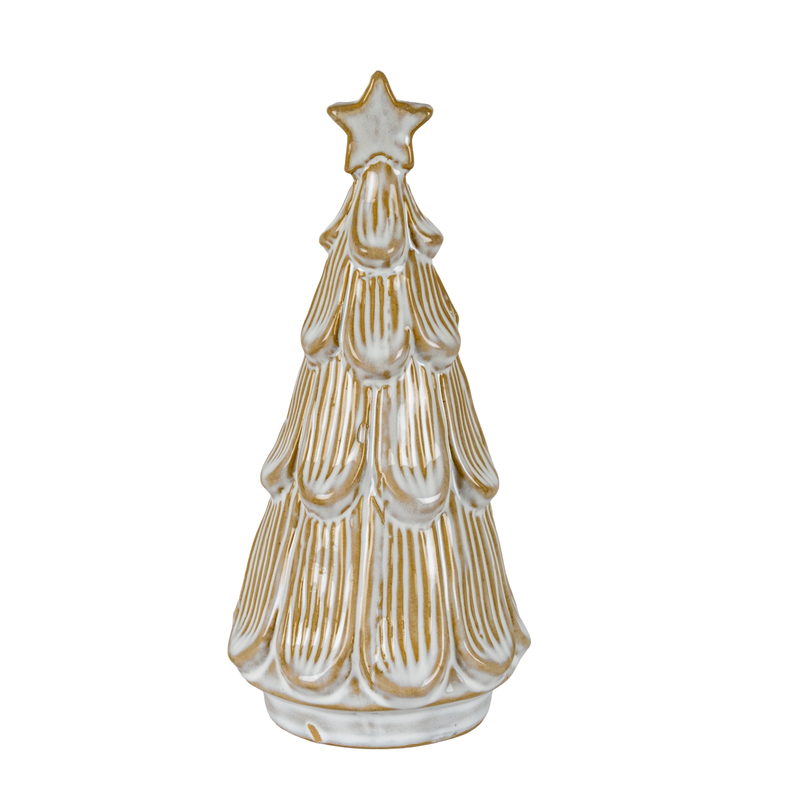 Glisten Ceramic Small Tree With Star - Image 1