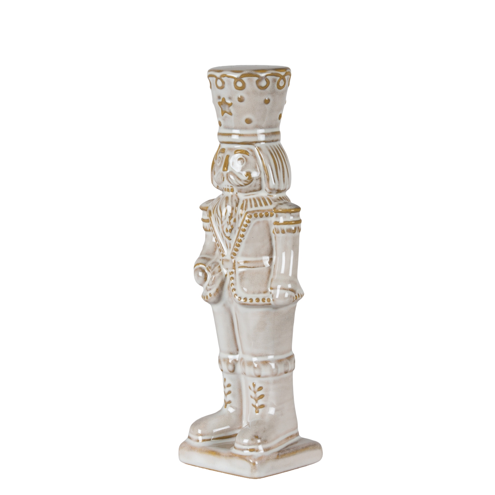 Alora Ceramic Nutcracker With Candy Cane - Image 2