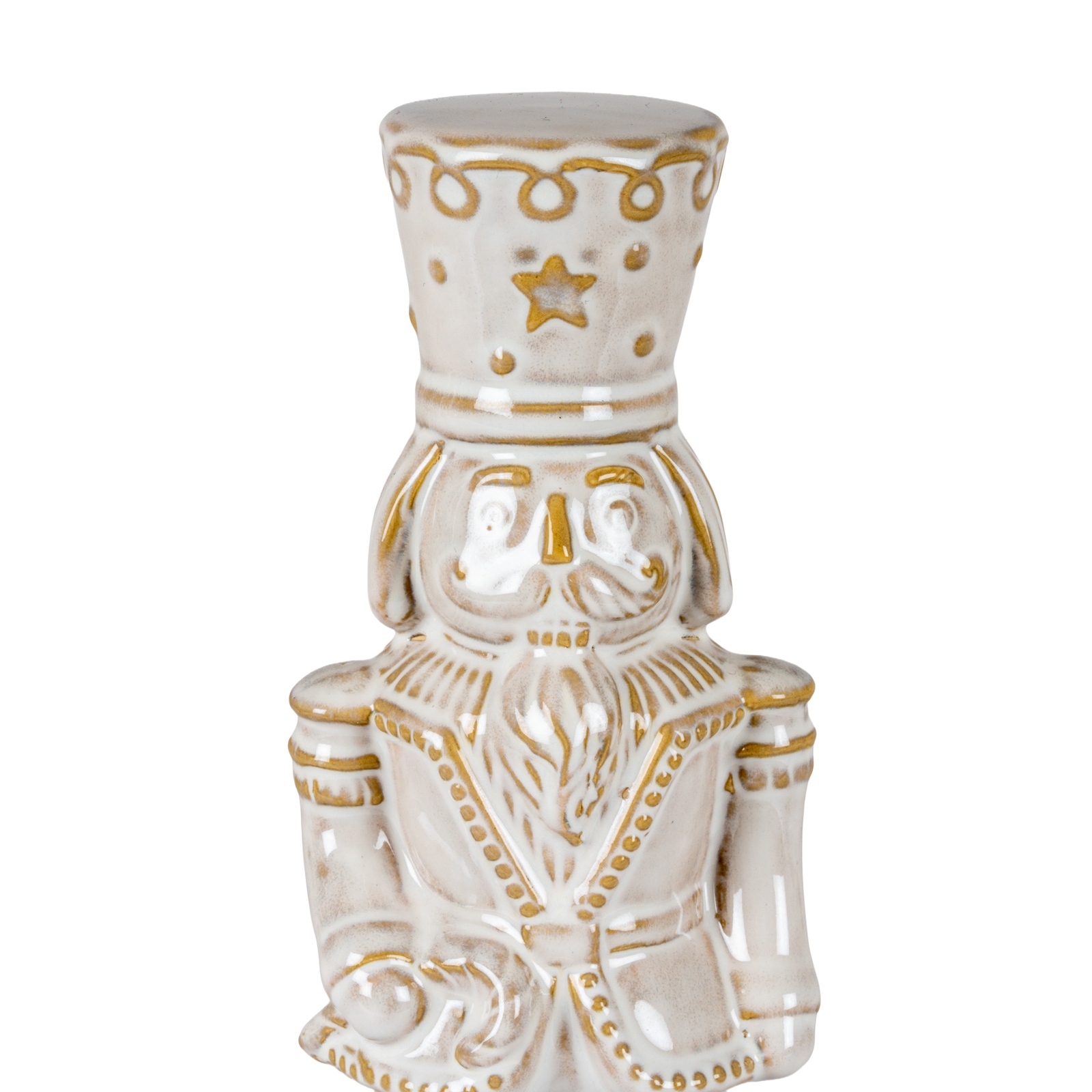 Alora Ceramic Nutcracker With Candy Cane - Image 3