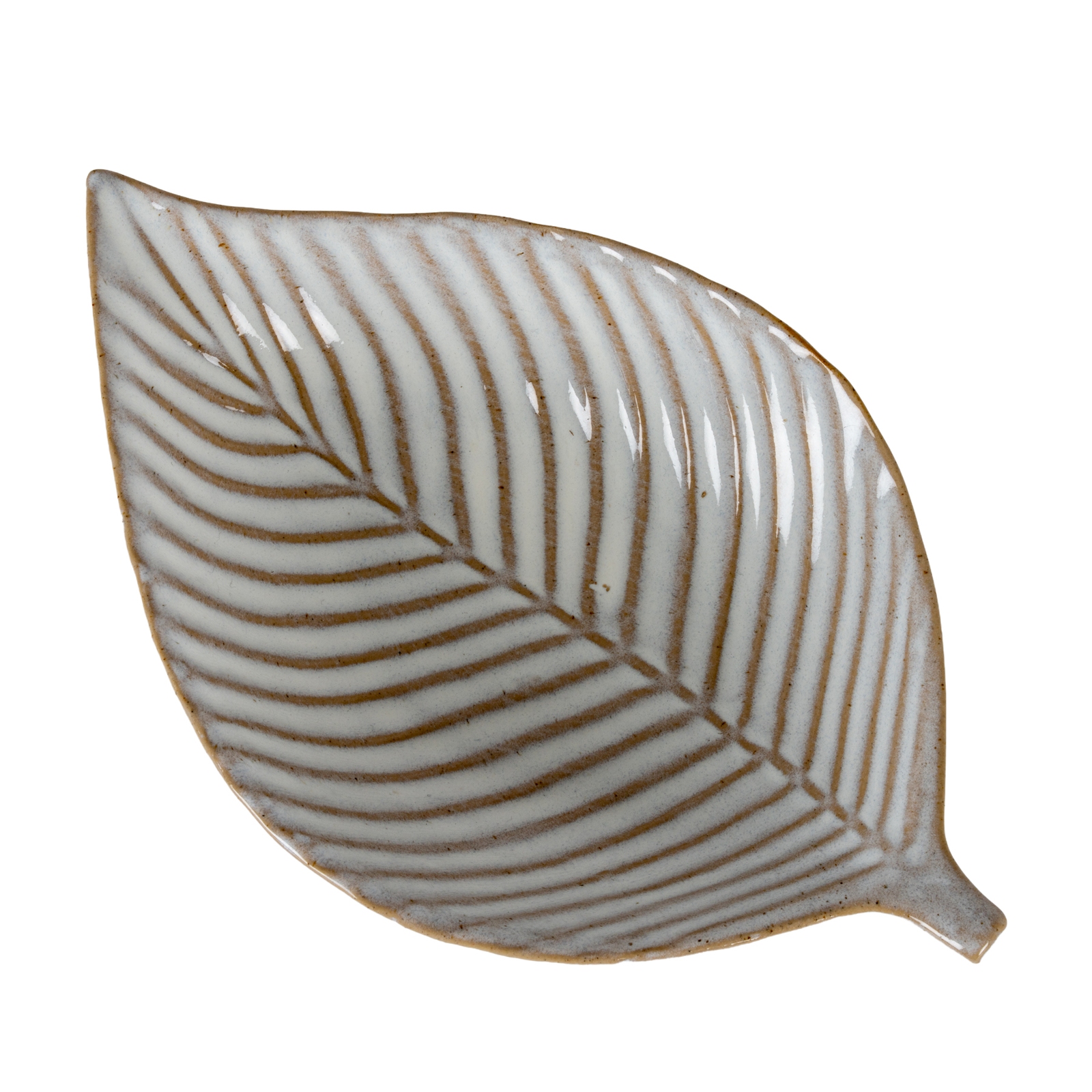 Alora Ceramic Elm Leaf Medium Dish - Image 2