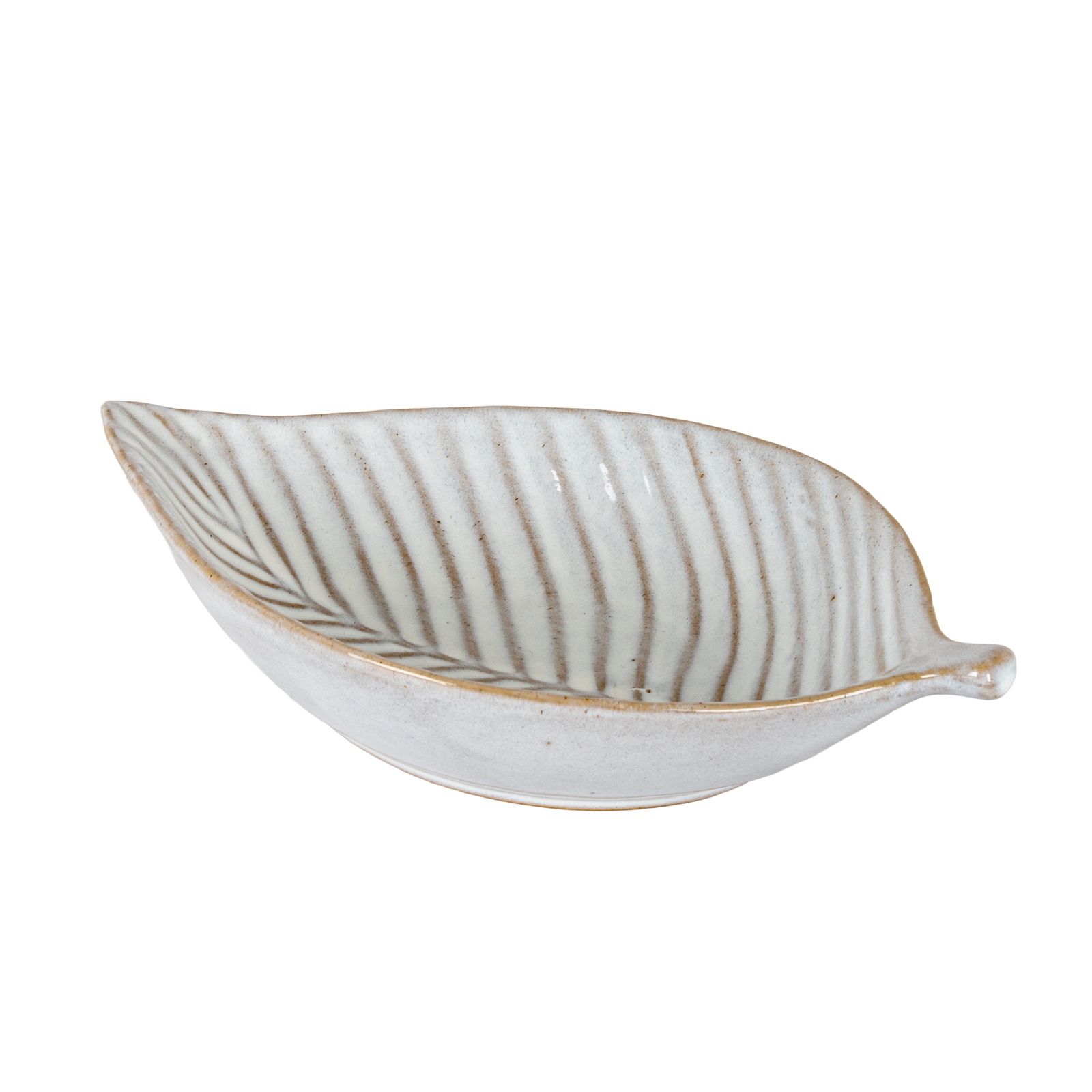 Alora Ceramic Elm Leaf Large Dish - Image 1