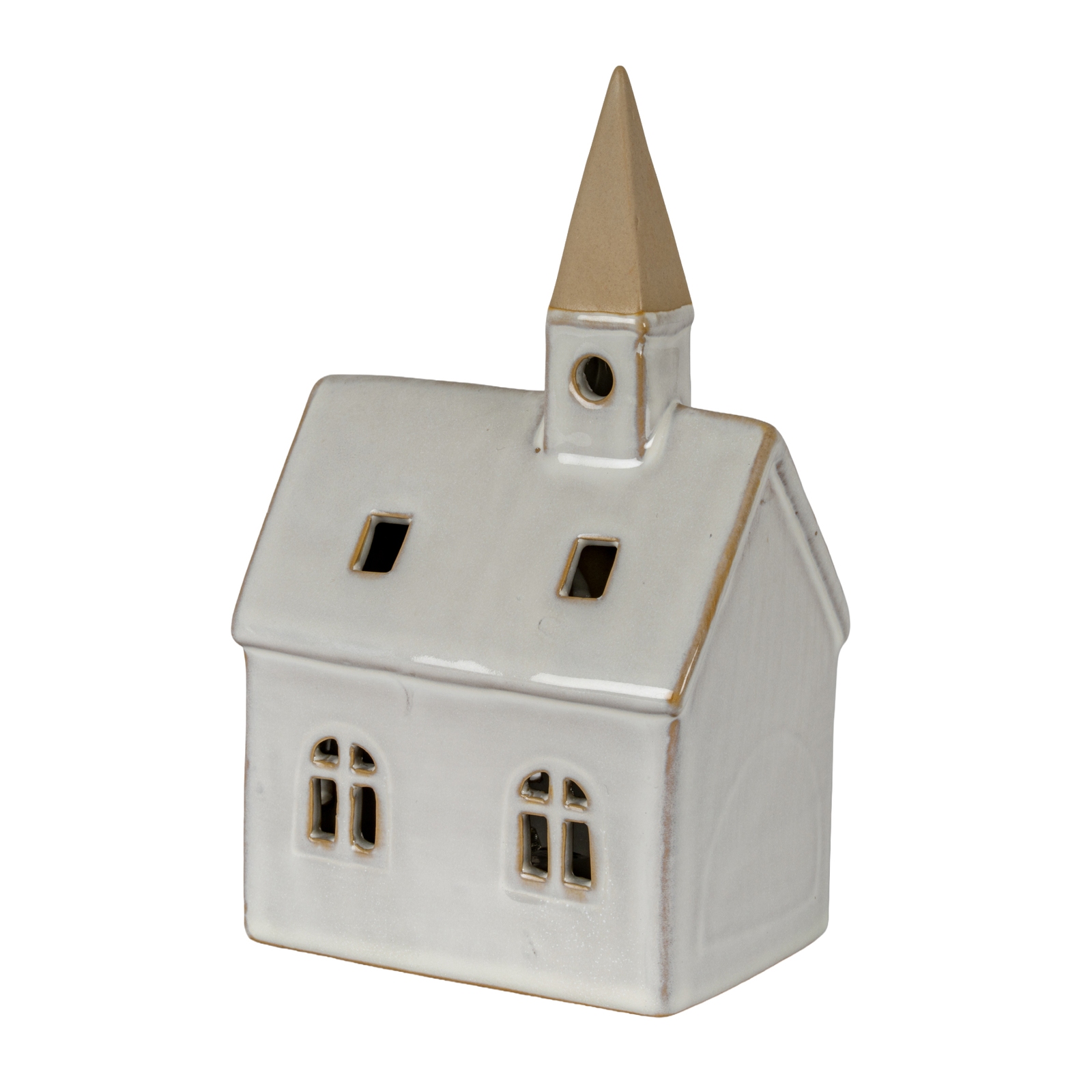 Alora Ceramic Church With LED Light - Image 3