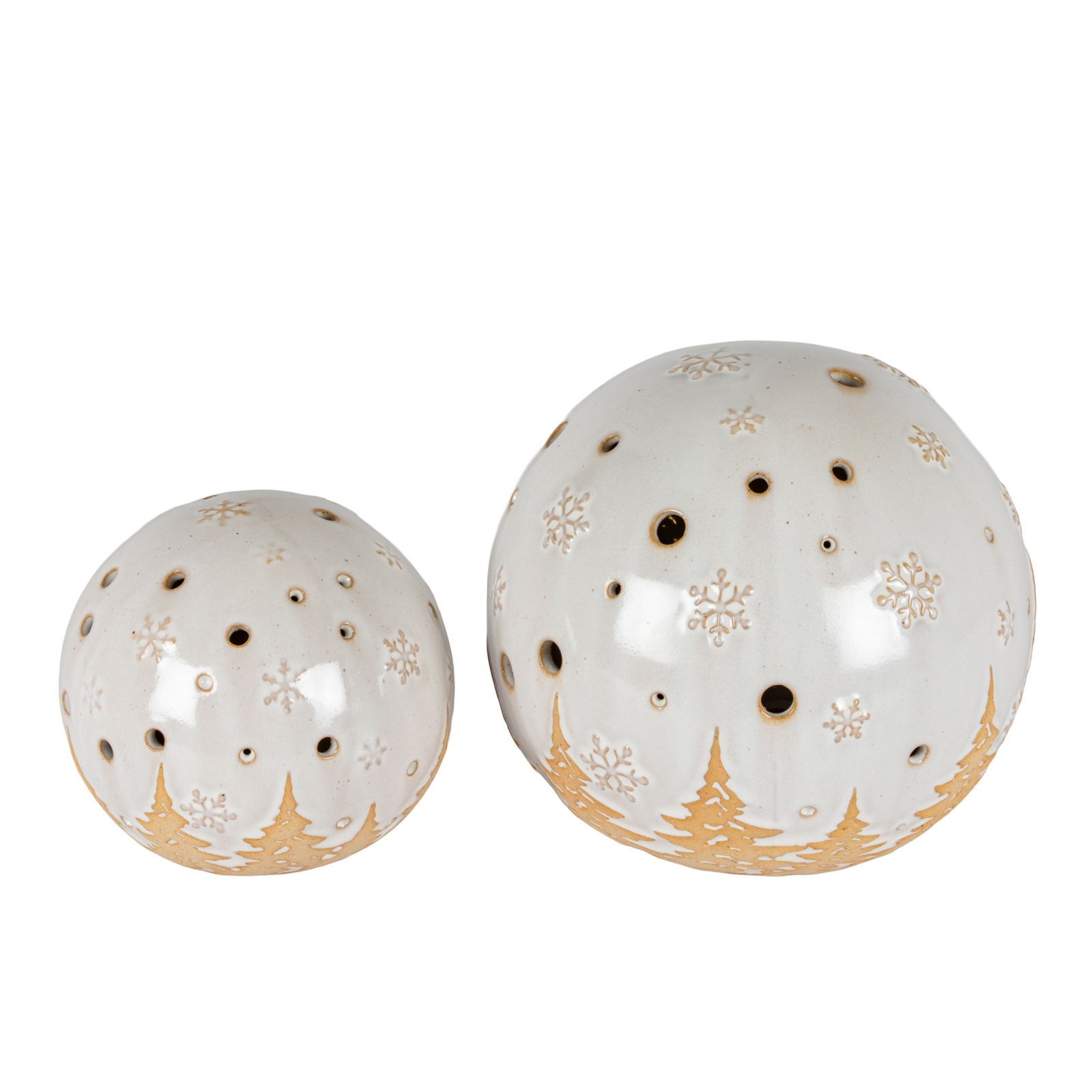 Alora Ceramic Medium Ornament With LED Light - Image 2