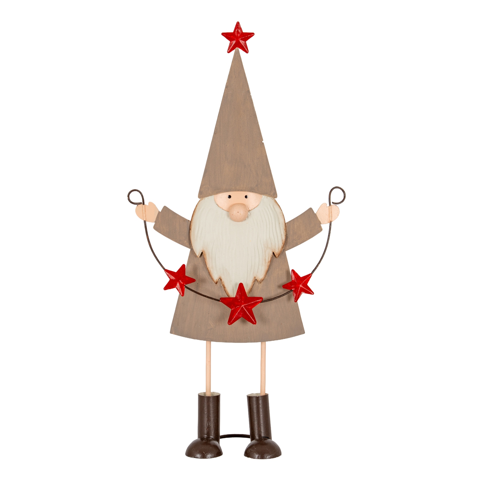 Cheeky Metal Elf with Star Garland - Image 1