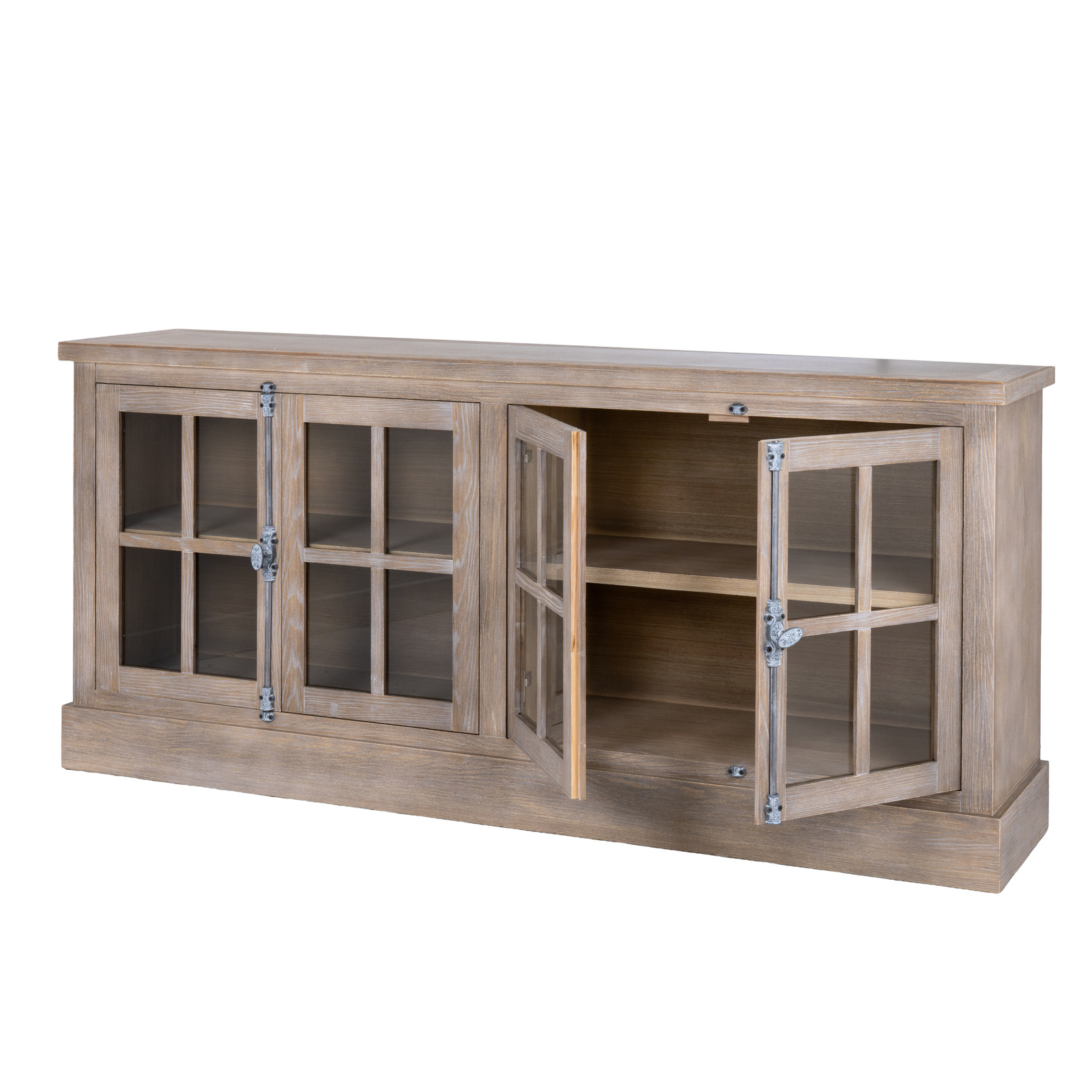 Haldon Collection 4 Door Glazed Sideboard - Image 2