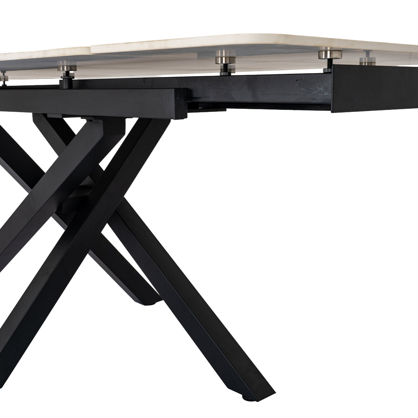 Romanby Stone Extending Dining Table - Image 6