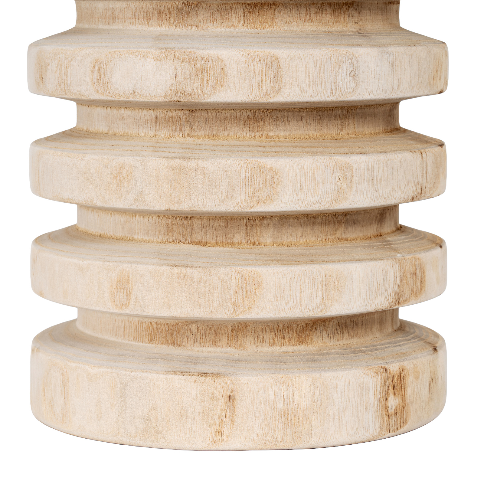 Large Artisan Ribbed Vase - Image 2