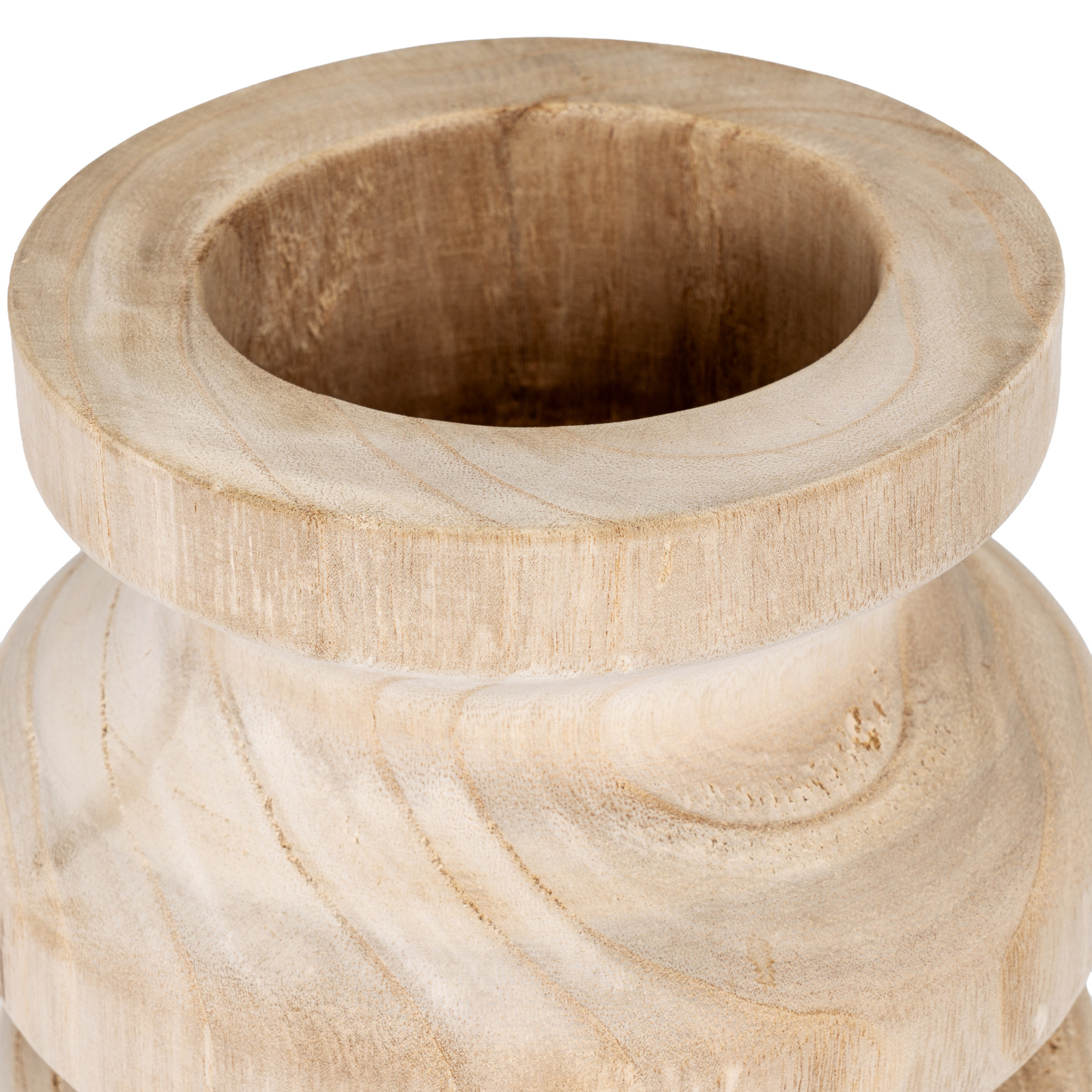 Artisan Ribbed Vase - Image 3