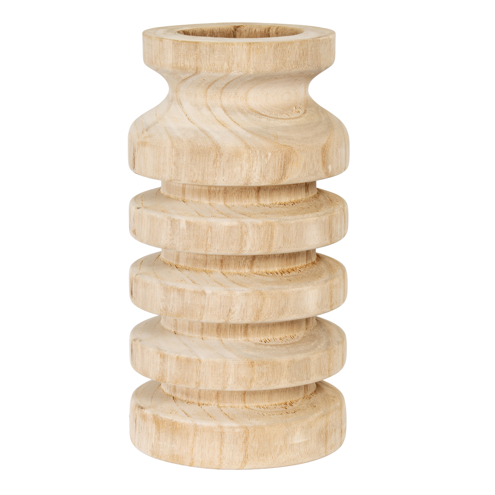 Artisan Ribbed Vase - Image 1