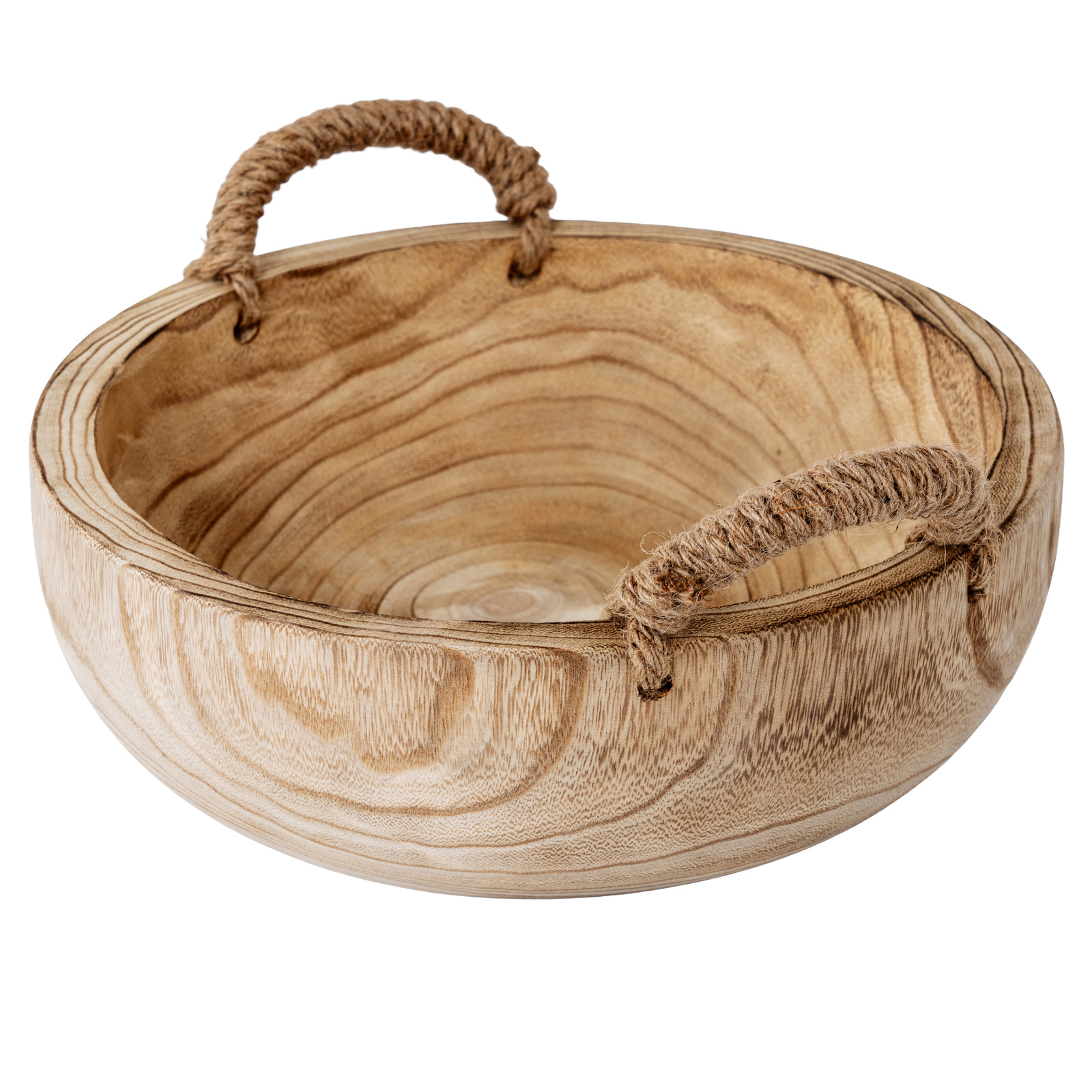 Artisan Deep Bowl With Rope Handles - Image 2