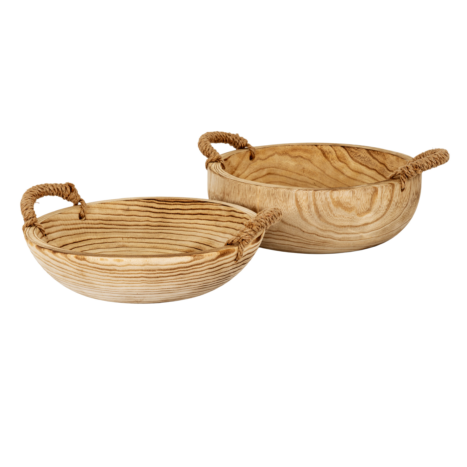 Artisan Deep Bowl With Rope Handles - Image 4