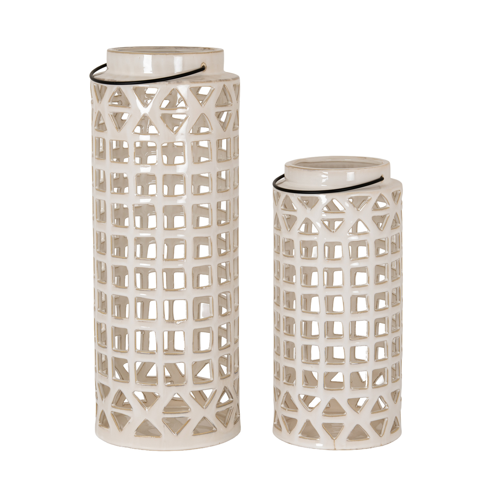Novi Large Ceramic Multi-shape Window Lantern - Image 2