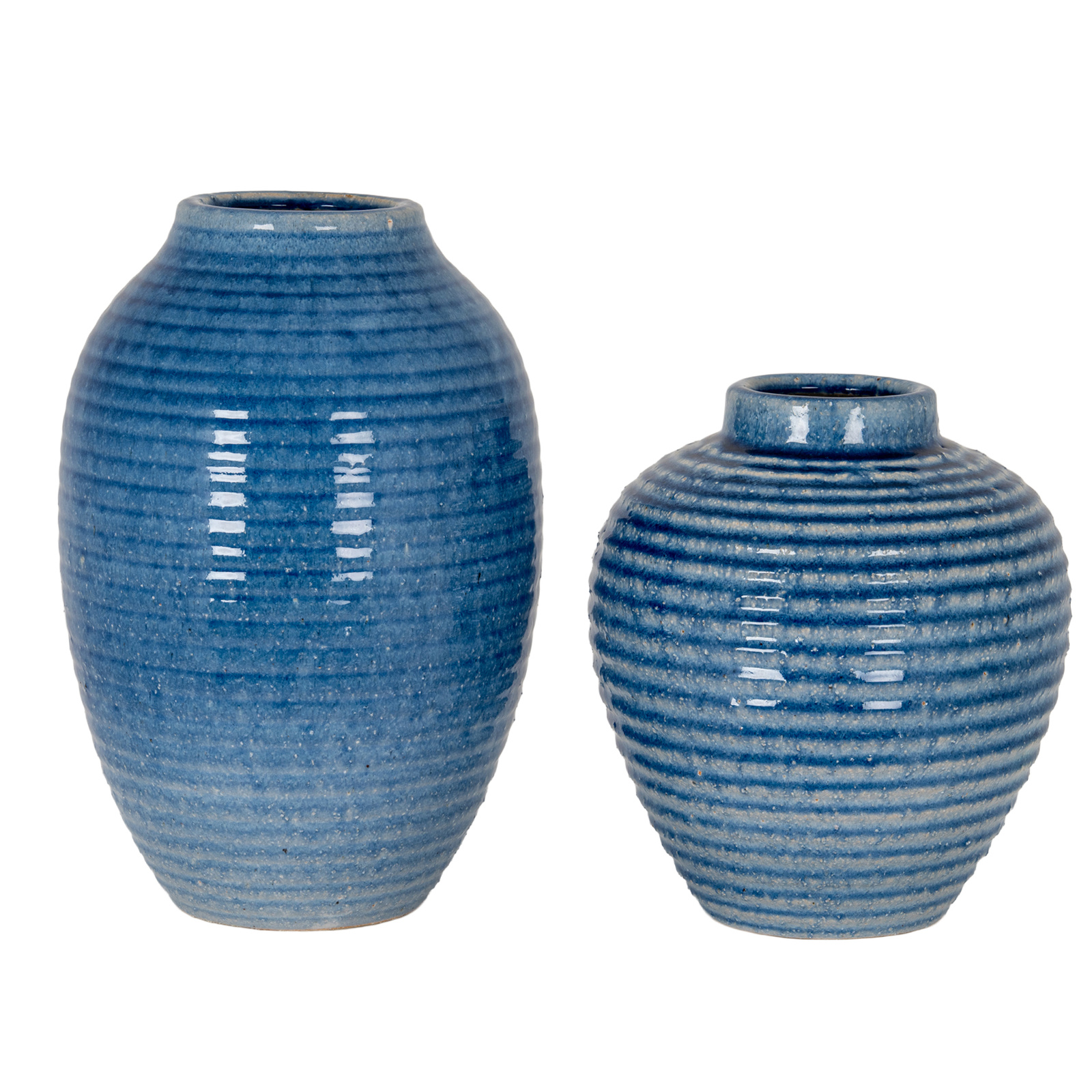 Medium Azura Blue Vase - Image 2