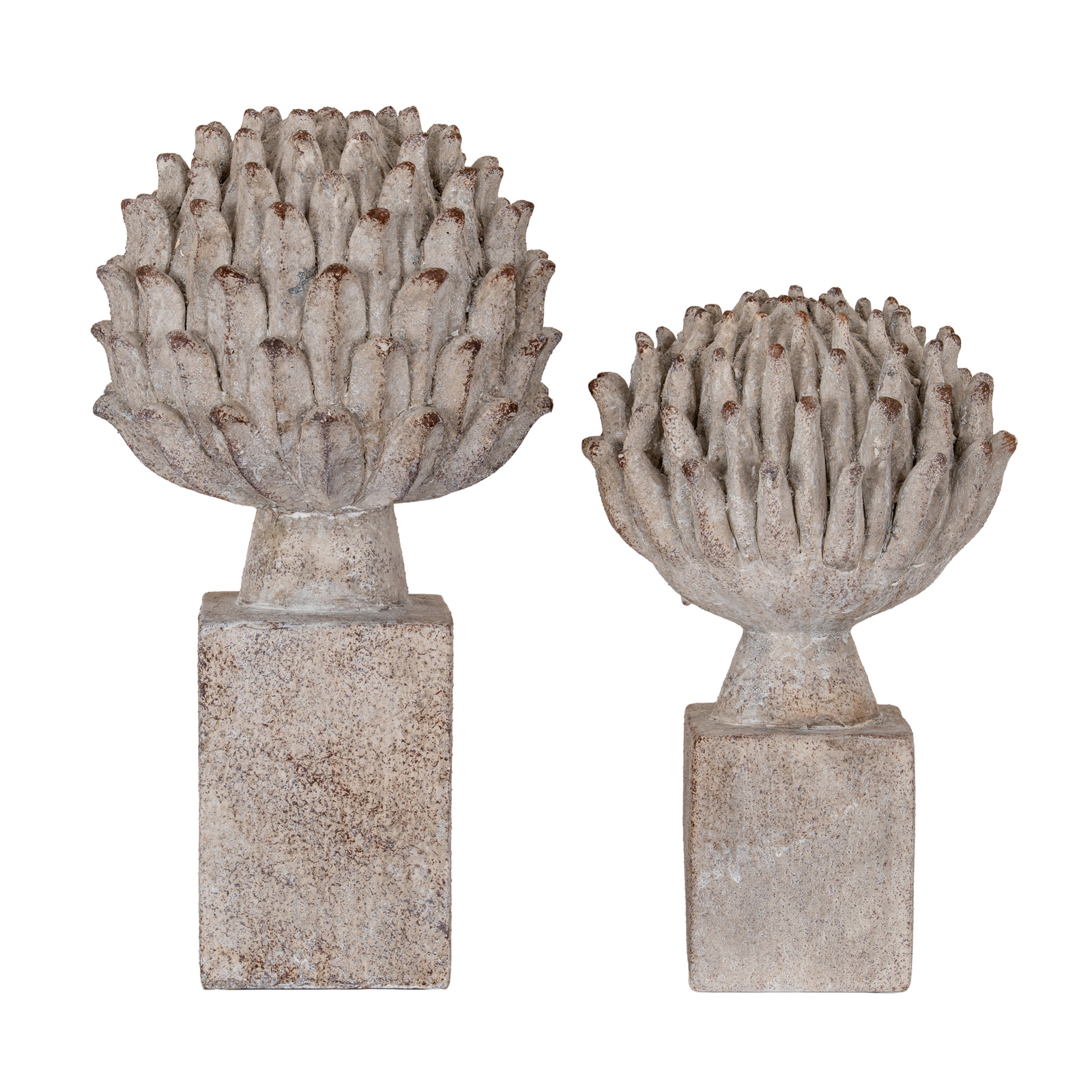 Ferro Large Artichoke on Plinth - Image 2