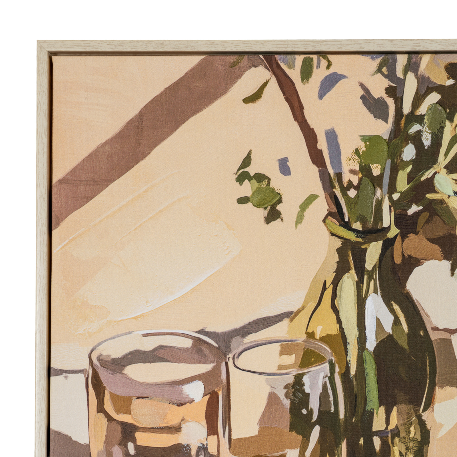 Alfresco Morning Hand Painted Canvas in Frame - Image 4